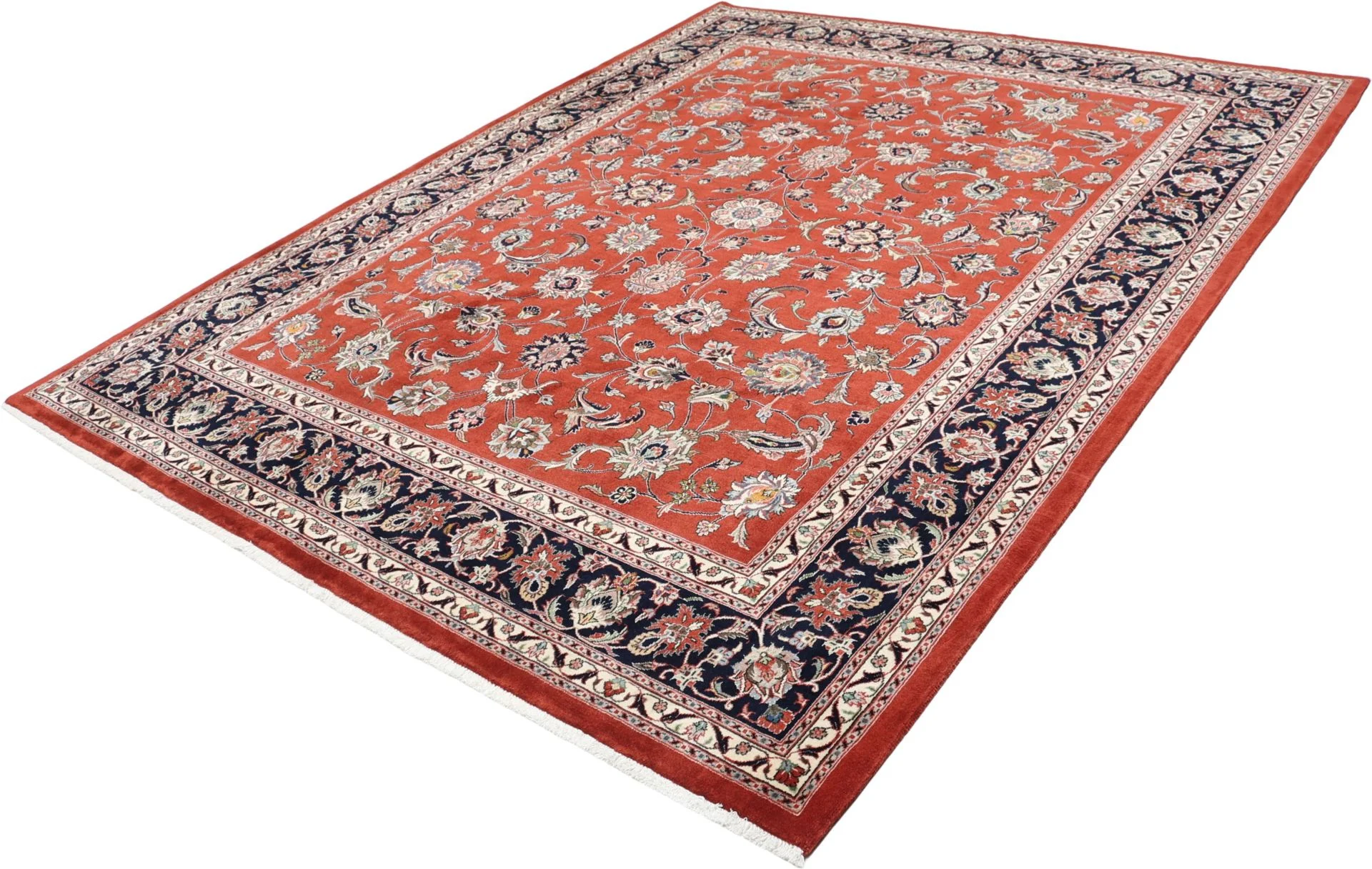 Sarouk Persian Rug 220 × 278 cm, Wool, hand-knotted