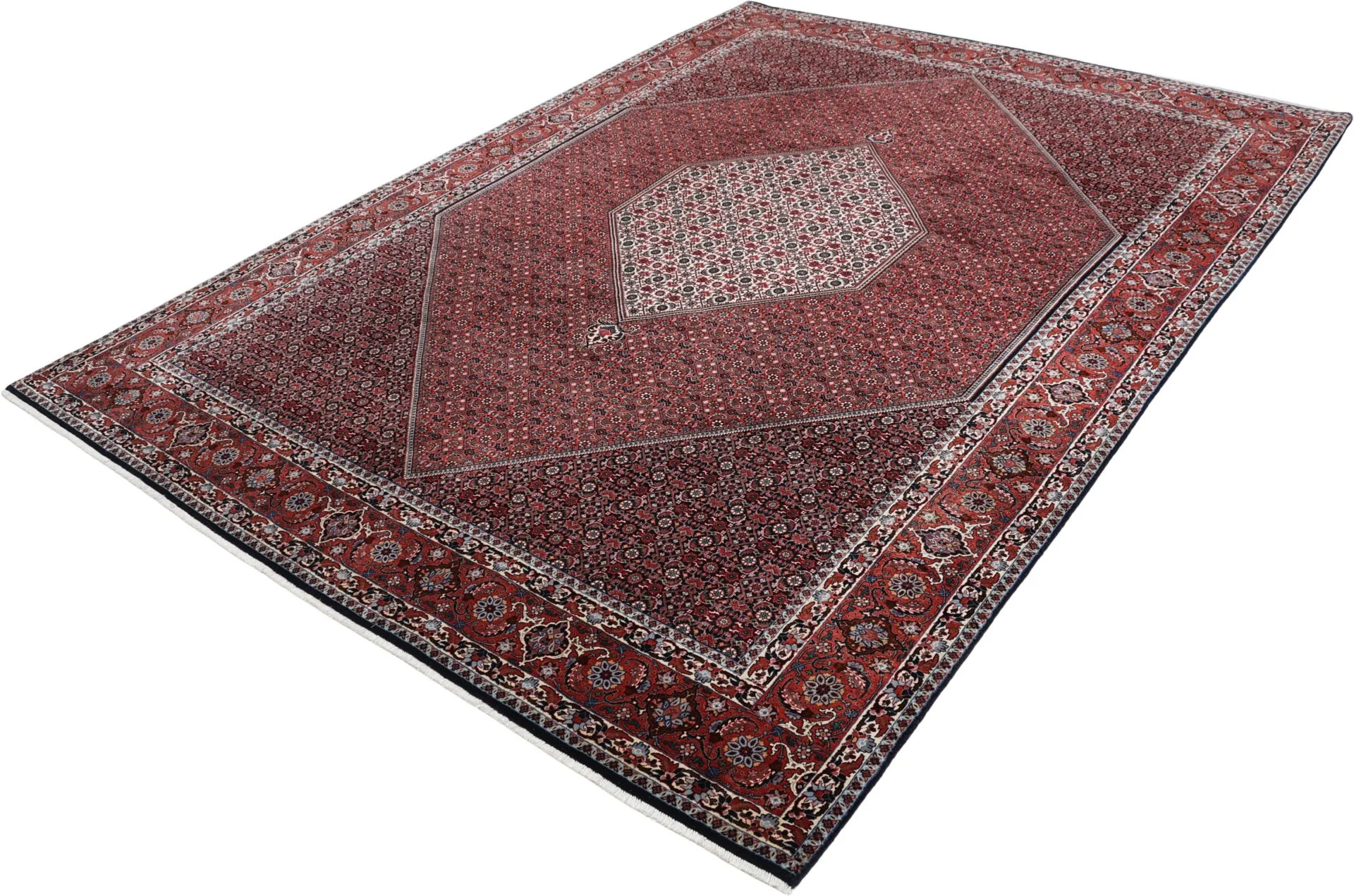 Hand-Knotted Wool Bijar Persian Rug, 250 × 350 cm