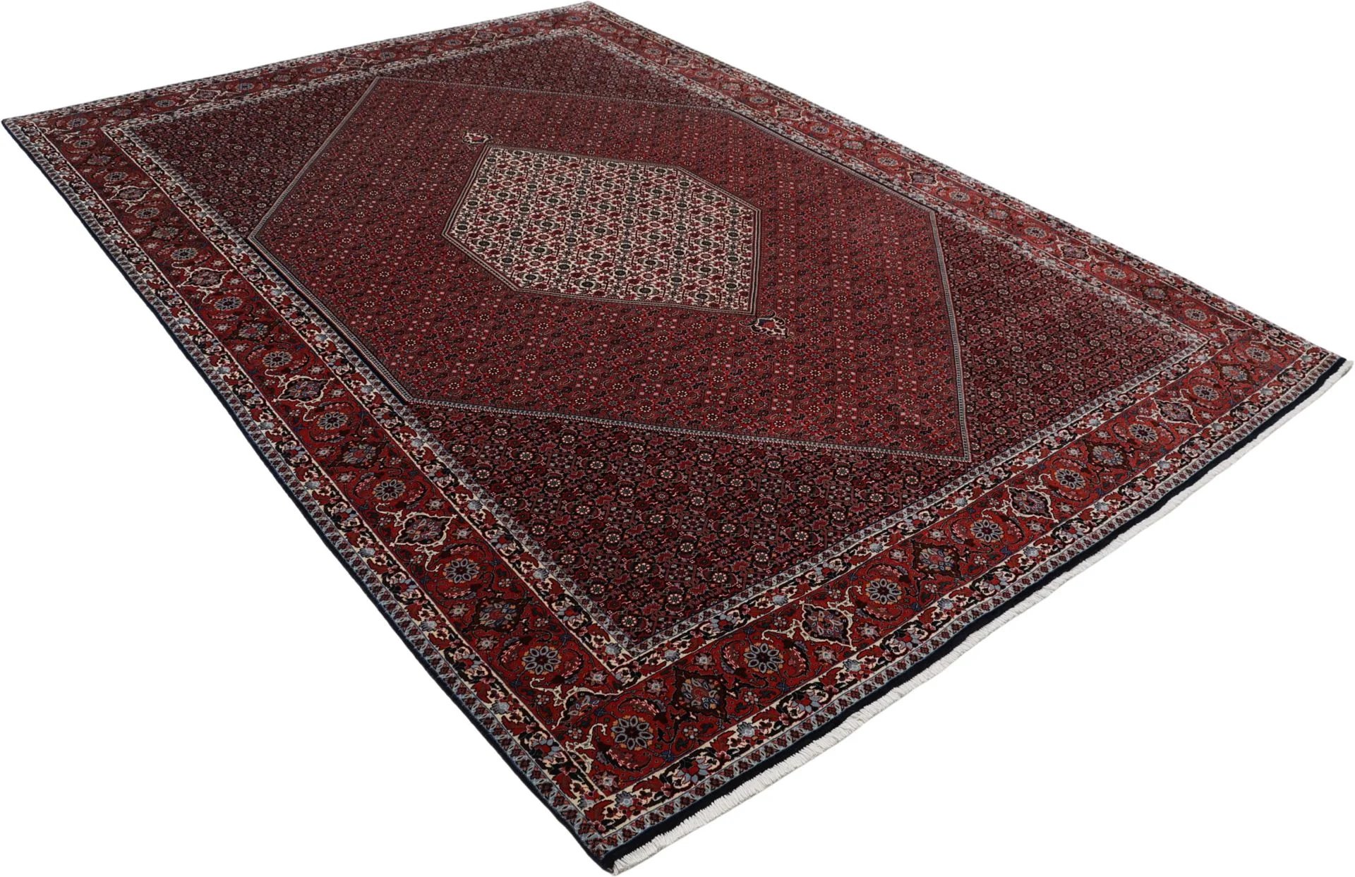 Hand-Knotted Wool Bijar Persian Rug, 250 × 350 cm
