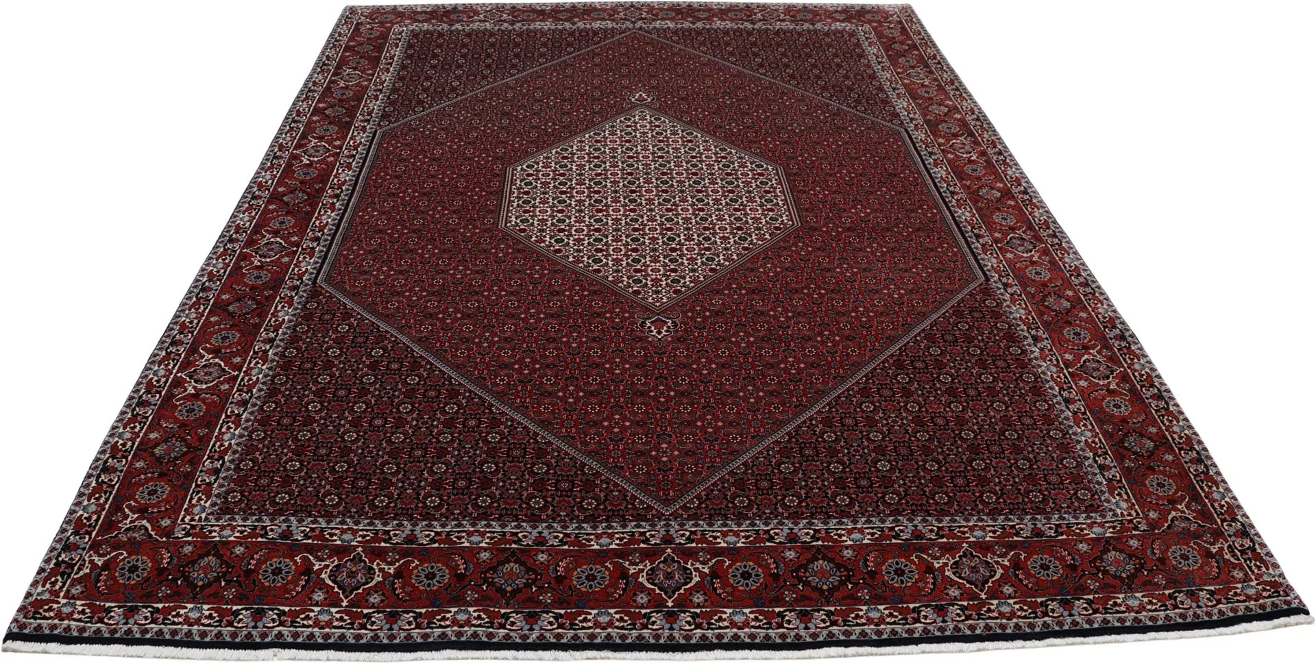 Hand-Knotted Wool Bijar Persian Rug, 250 × 350 cm
