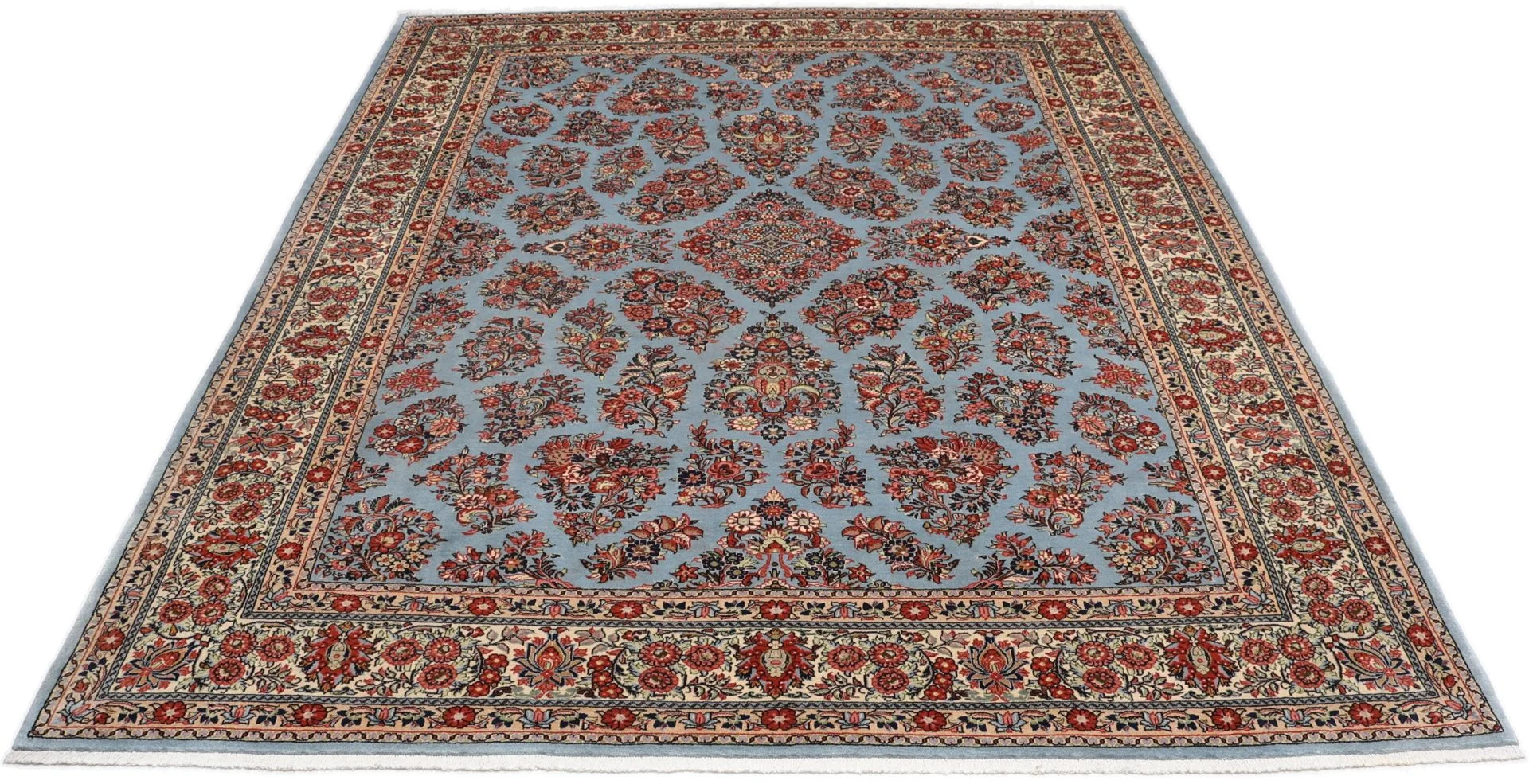 Sarouk Persian Rug 274 × 337 cm, Wool, hand-knotted