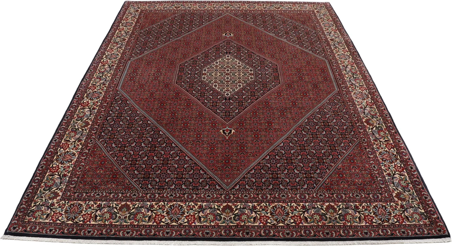 Bijar Persian Rug — hand-knotted, 260 × 358 cm, Wool