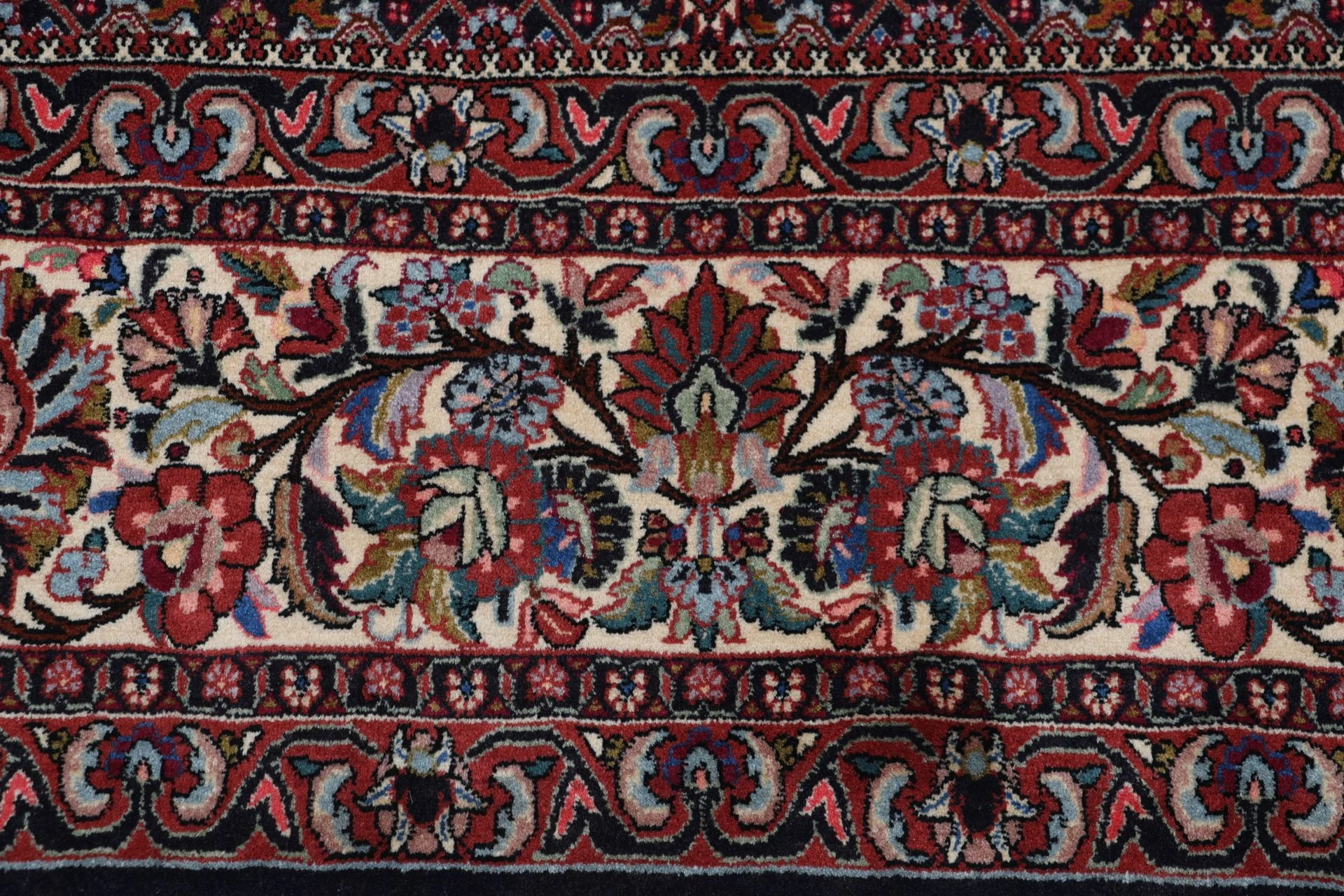 Bijar Persian Rug — hand-knotted, 260 × 358 cm, Wool