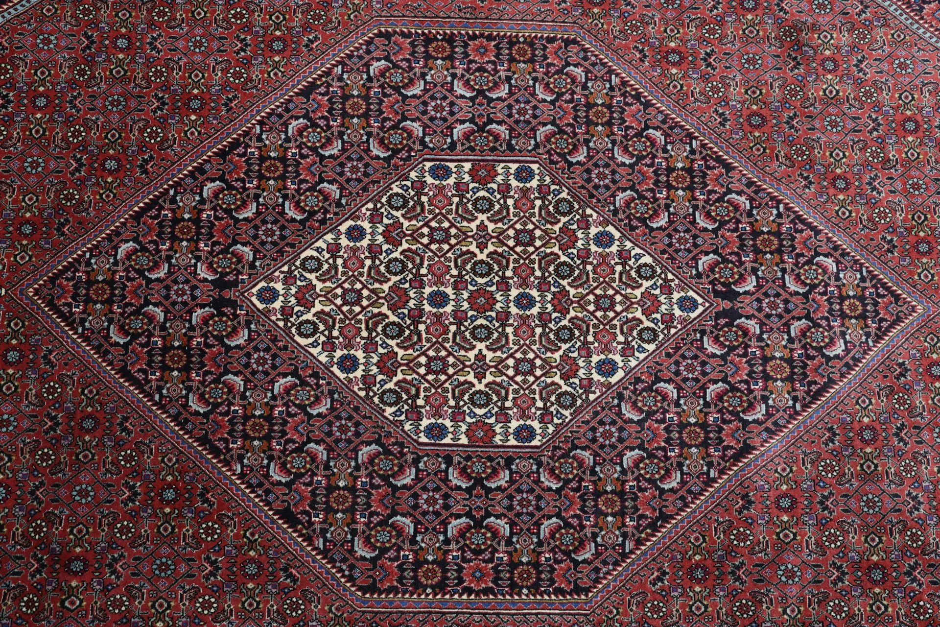 Bijar Persian Rug — hand-knotted, 260 × 358 cm, Wool