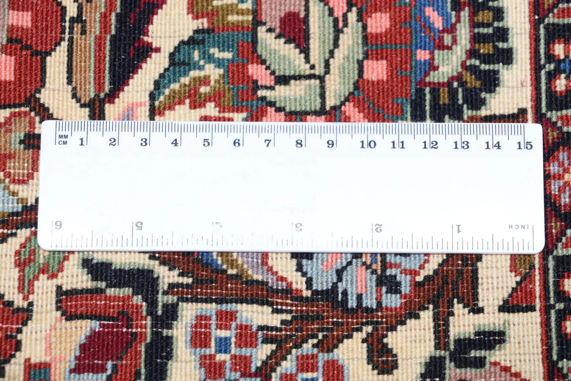 Bijar Persian Rug — hand-knotted, 260 × 358 cm, Wool