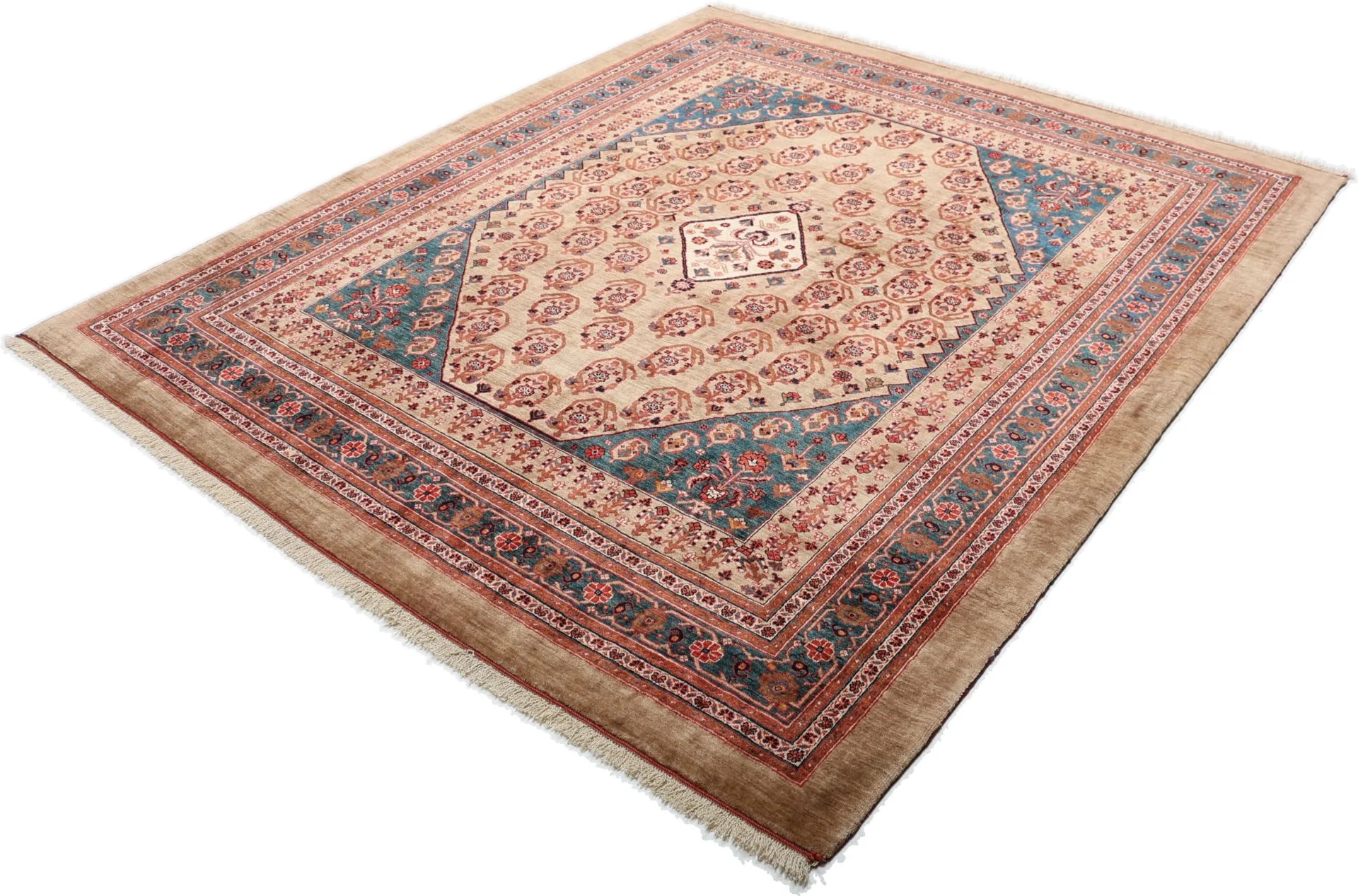 perserteppich-gashghai-209-x-241-cm-schurwolle-handgeknupft-7 Qashqai Persian Rug 209 × 241 cm, Wool, hand-knotted