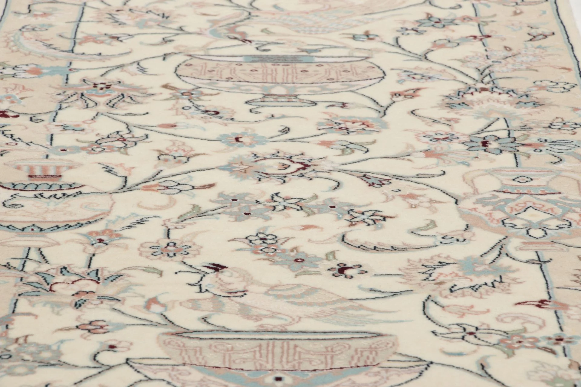 Hand-Knotted Wool Kashmar Persian Rug, 70 × 300 cm