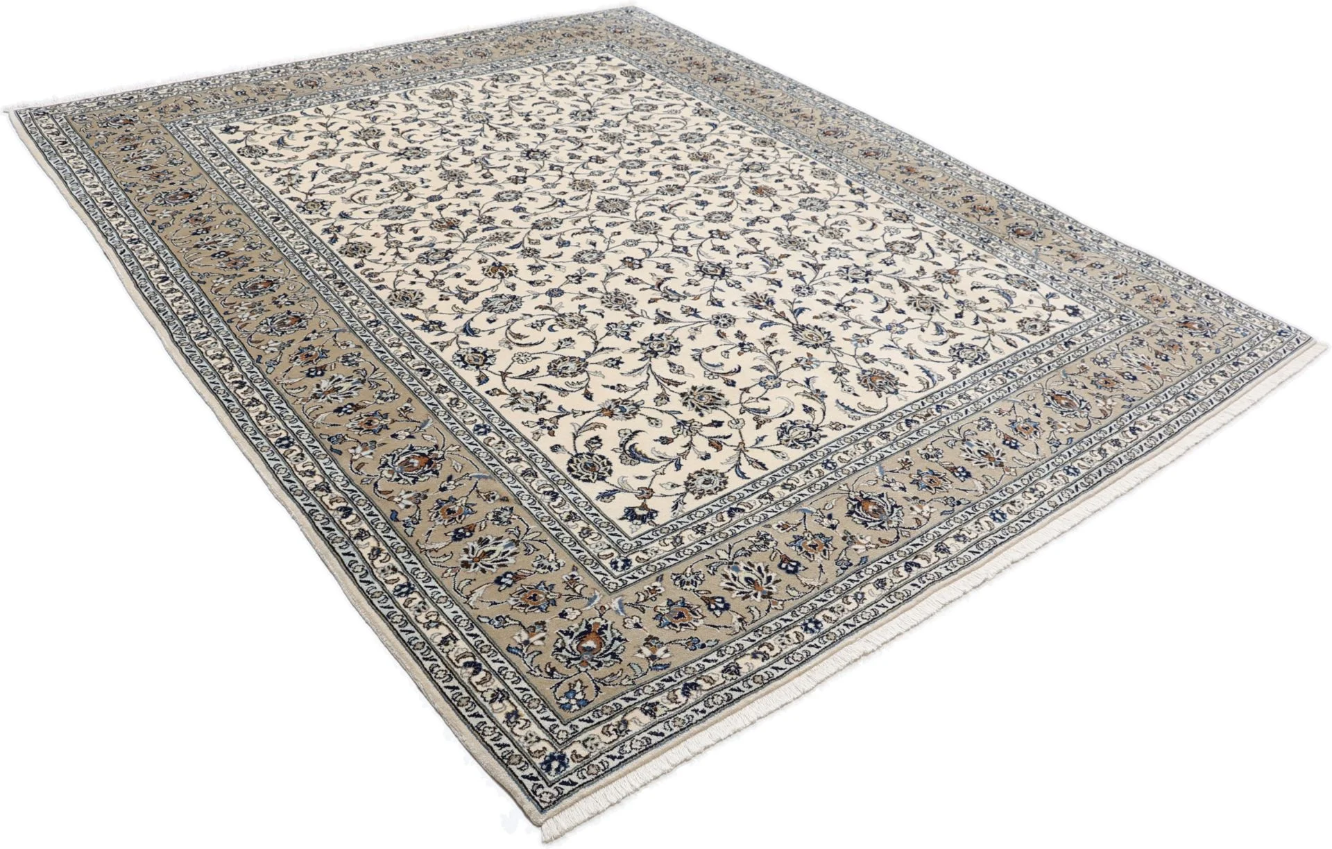 Kashan Persian Rug — hand-knotted, 253 × 305 cm, Wool