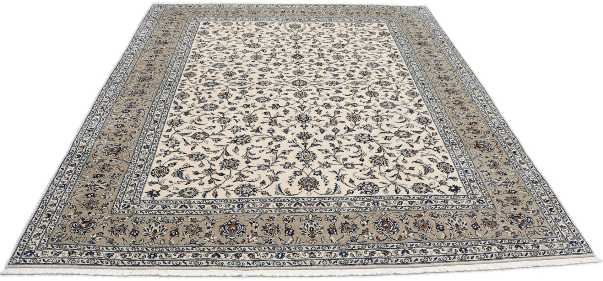 Kashan Persian Rug — hand-knotted, 253 × 305 cm, Wool