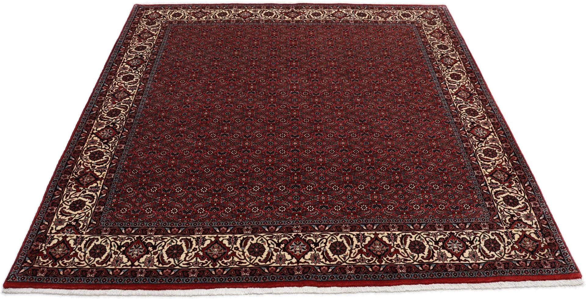 perserteppich-bidjar-204-x-205-cm-schurwolle-handgeknupft-7 Bijar Persian Rug 204 × 205 cm, Wool, hand-knotted