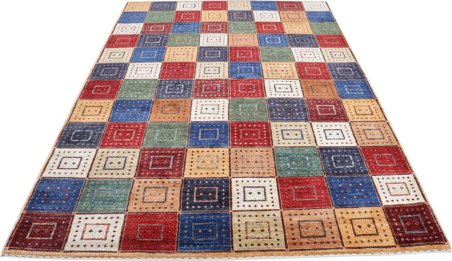 orientteppich-loribaft-175-x-249-cm-schurwolle-handgeknupft-1 Loribaft Indian Rug 175 × 249 cm, Wool, hand-knotted