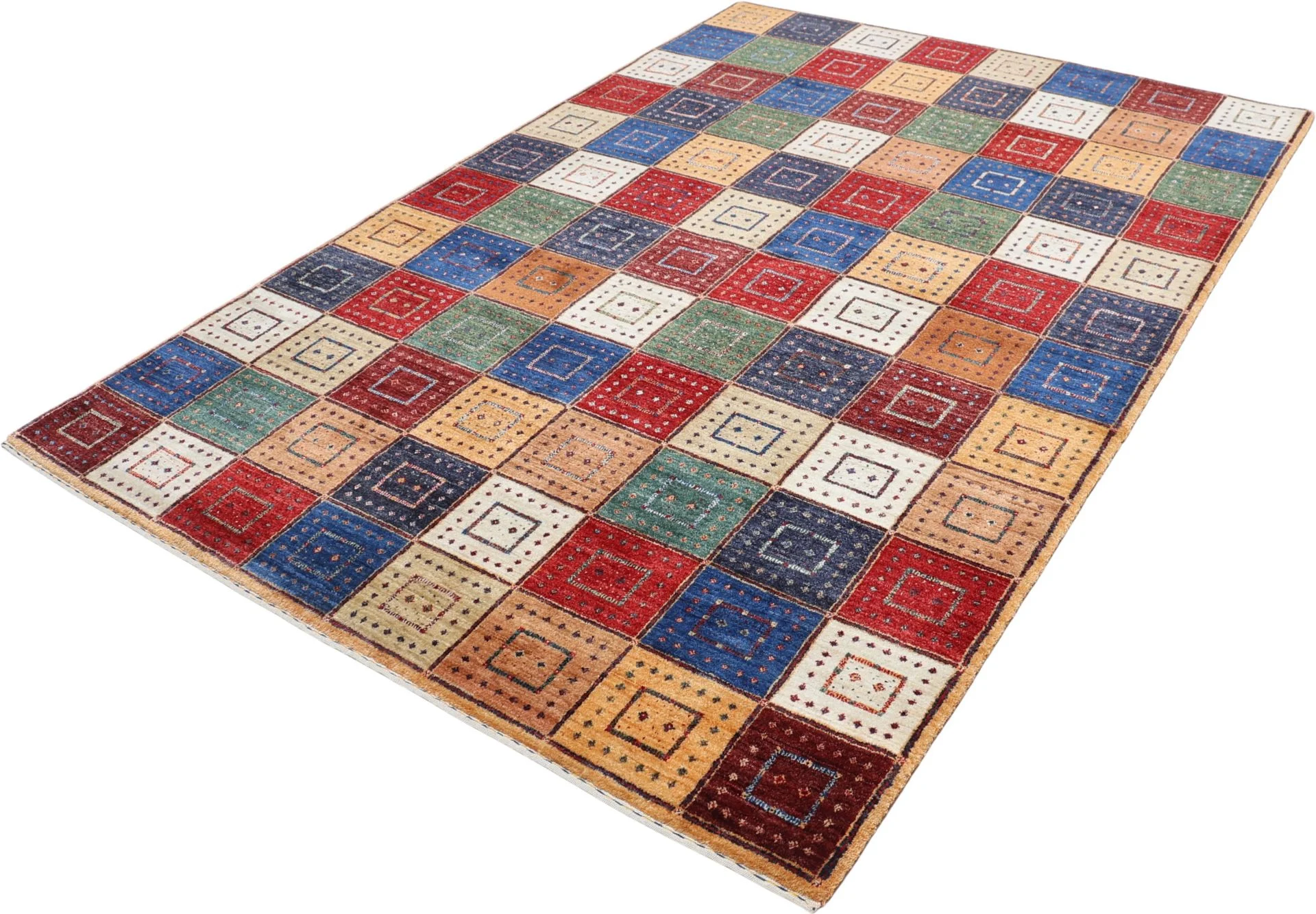 orientteppich-loribaft-175-x-249-cm-schurwolle-handgeknupft-2 Loribaft Indian Rug 175 × 249 cm, Wool, hand-knotted