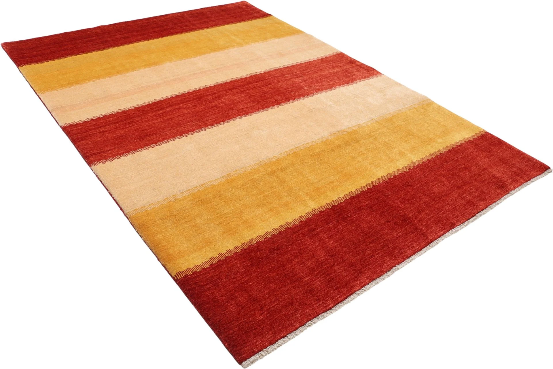 perserteppich-rizbaft-210-x-297-cm-schurwolle-handgeknupft-neu-3 Loribaft Persian Rug 210 × 297 cm, Wool, hand-knotted