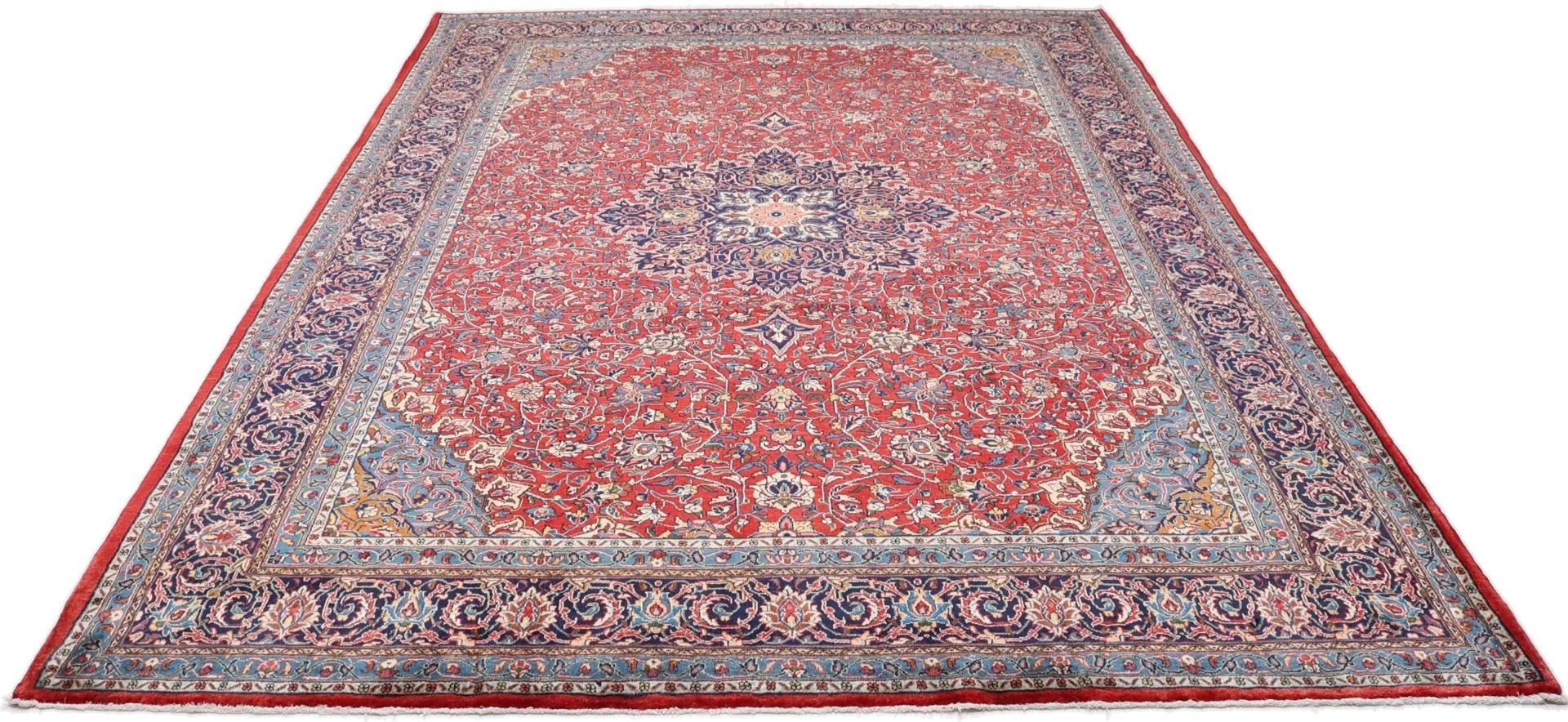 Sarouk Persian Rug — hand-knotted, 255 × 353 cm, Wool