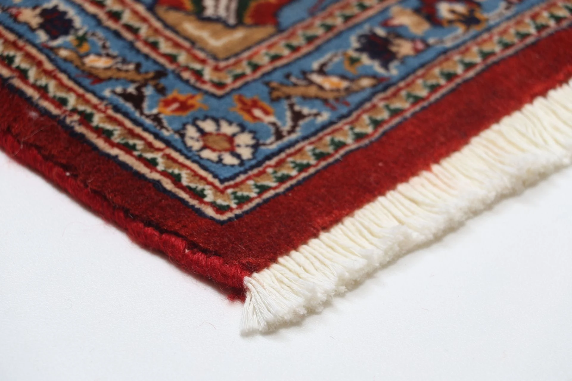 Hand-Knotted Wool Moud Persian Rug, 165 × 250 cm