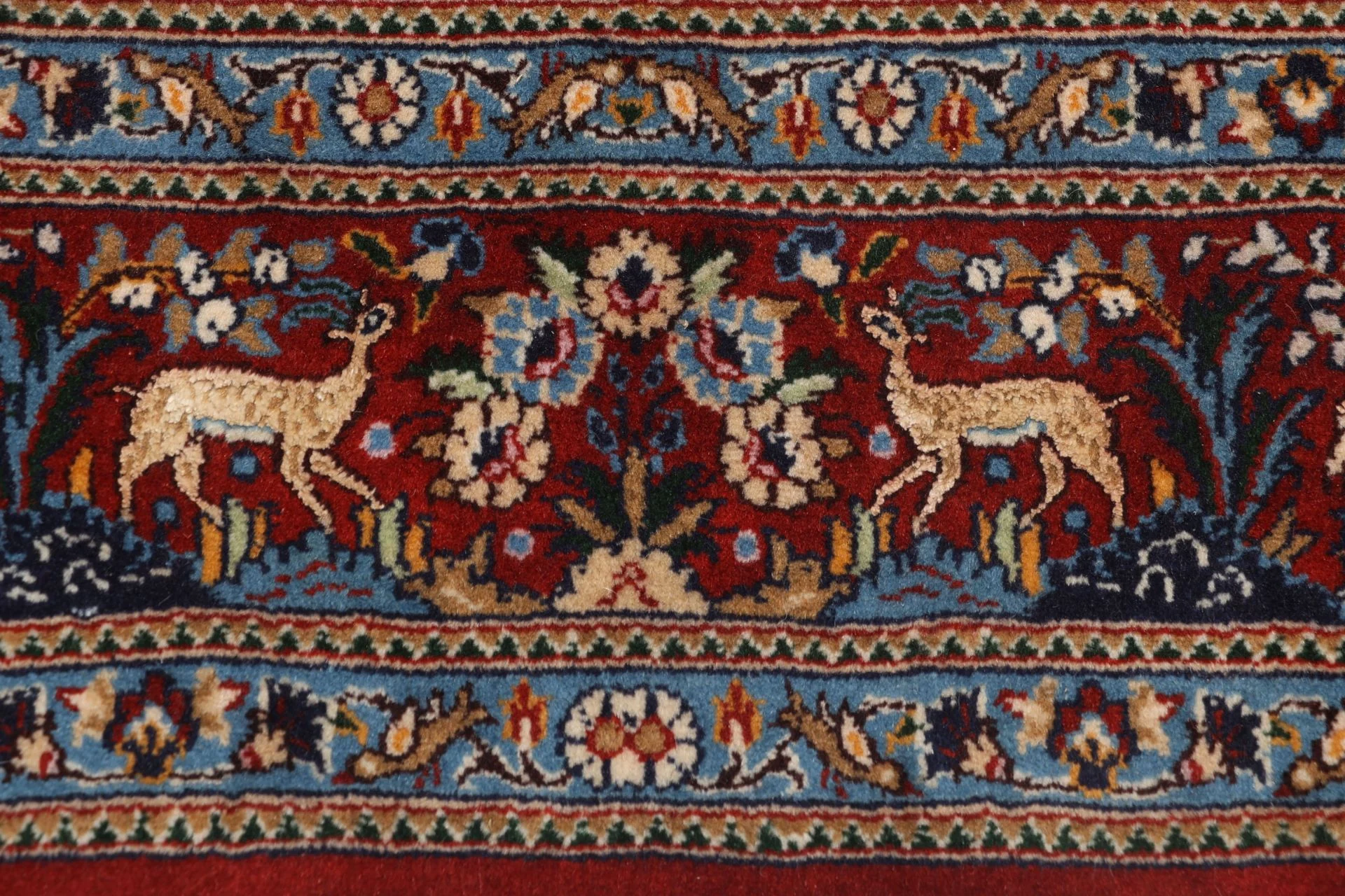 Hand-Knotted Wool Moud Persian Rug, 165 × 250 cm