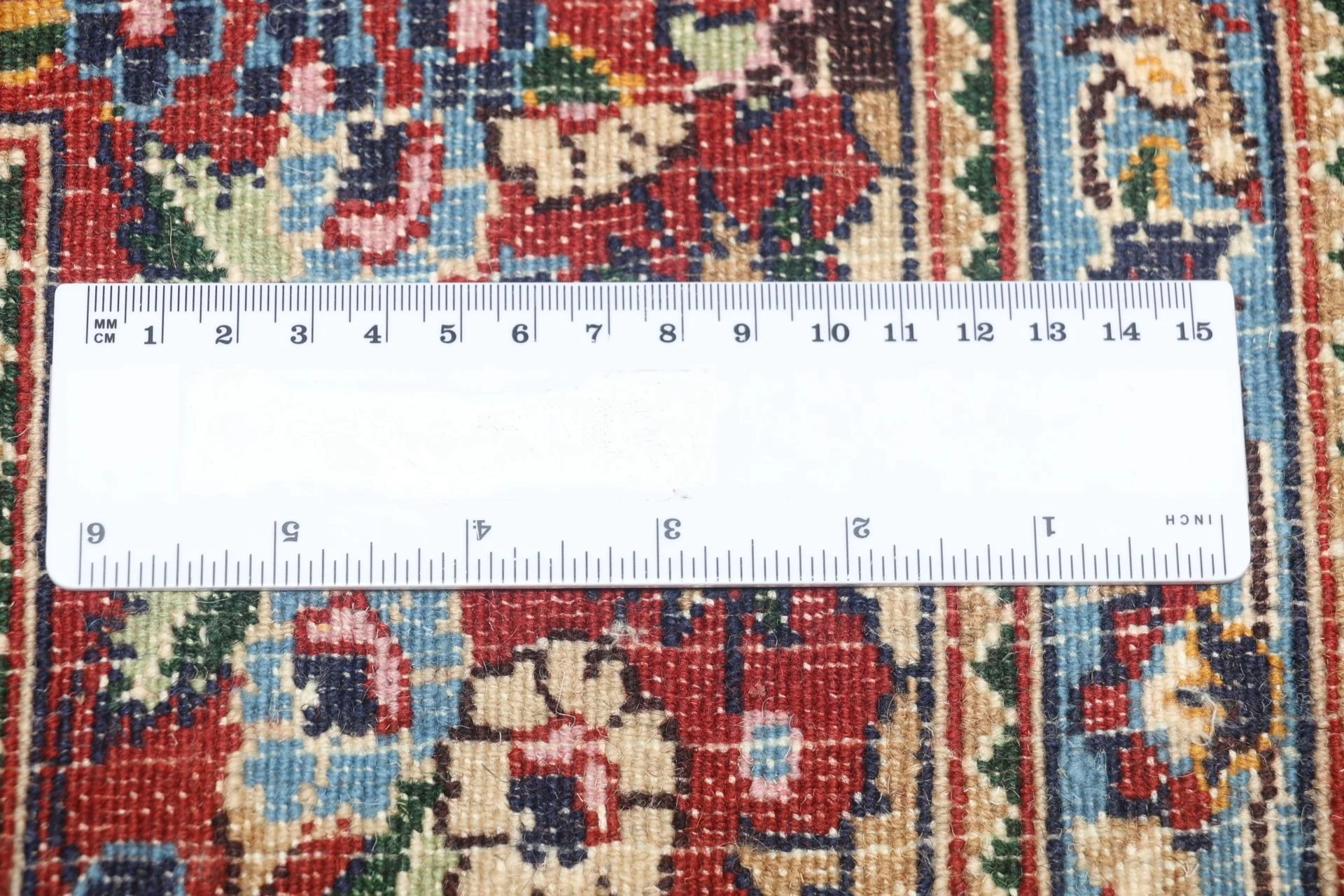 Hand-Knotted Wool Moud Persian Rug, 165 × 250 cm