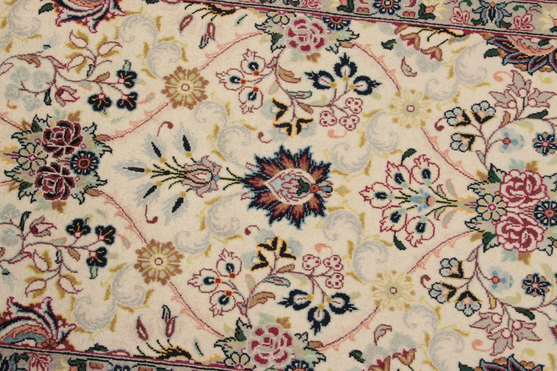 Hand-Knotted Wool Kashan Persian Rug, 75 × 292 cm