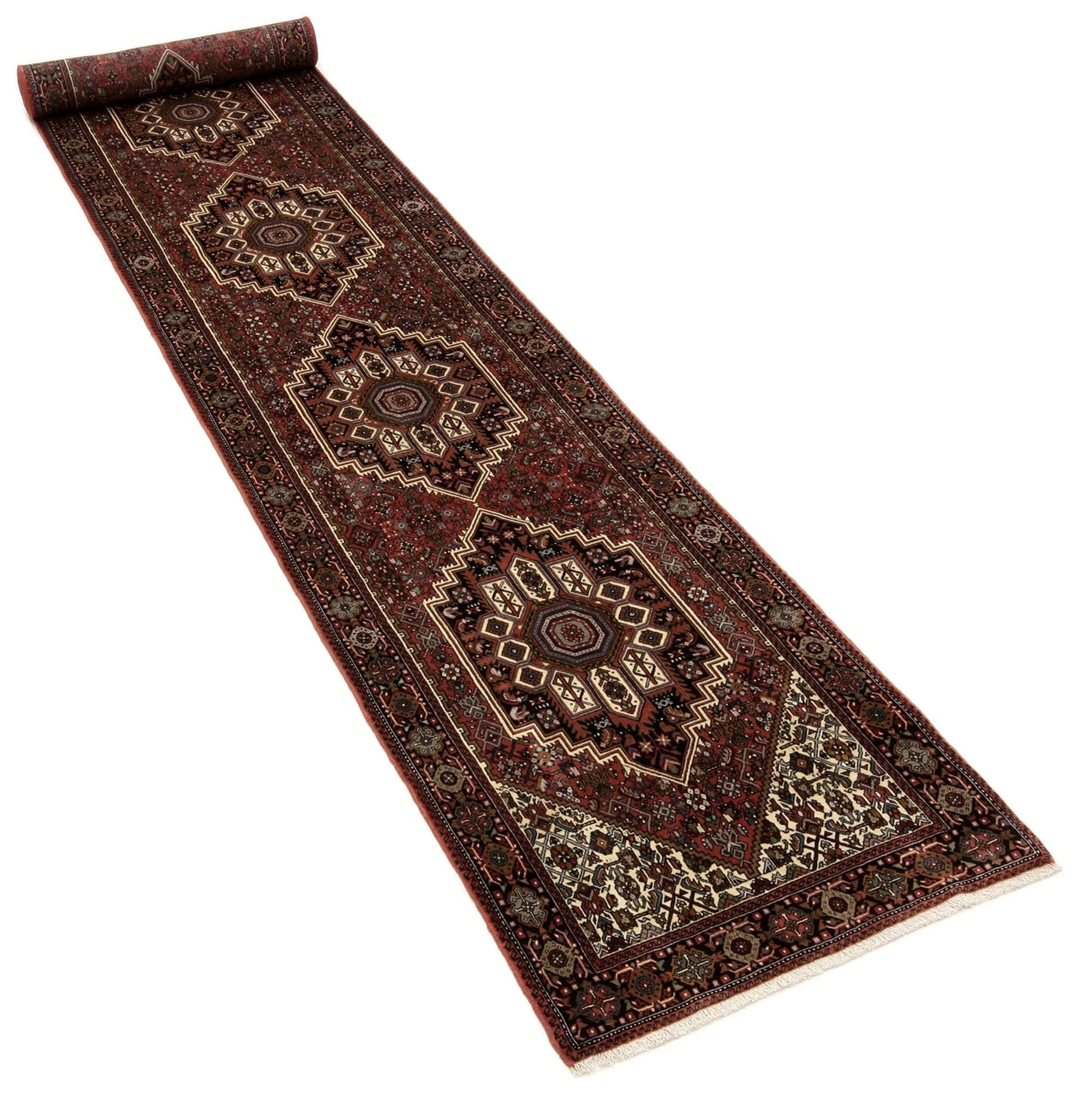 Persian Rug — hand-knotted, 92 × 512 cm, Wool
