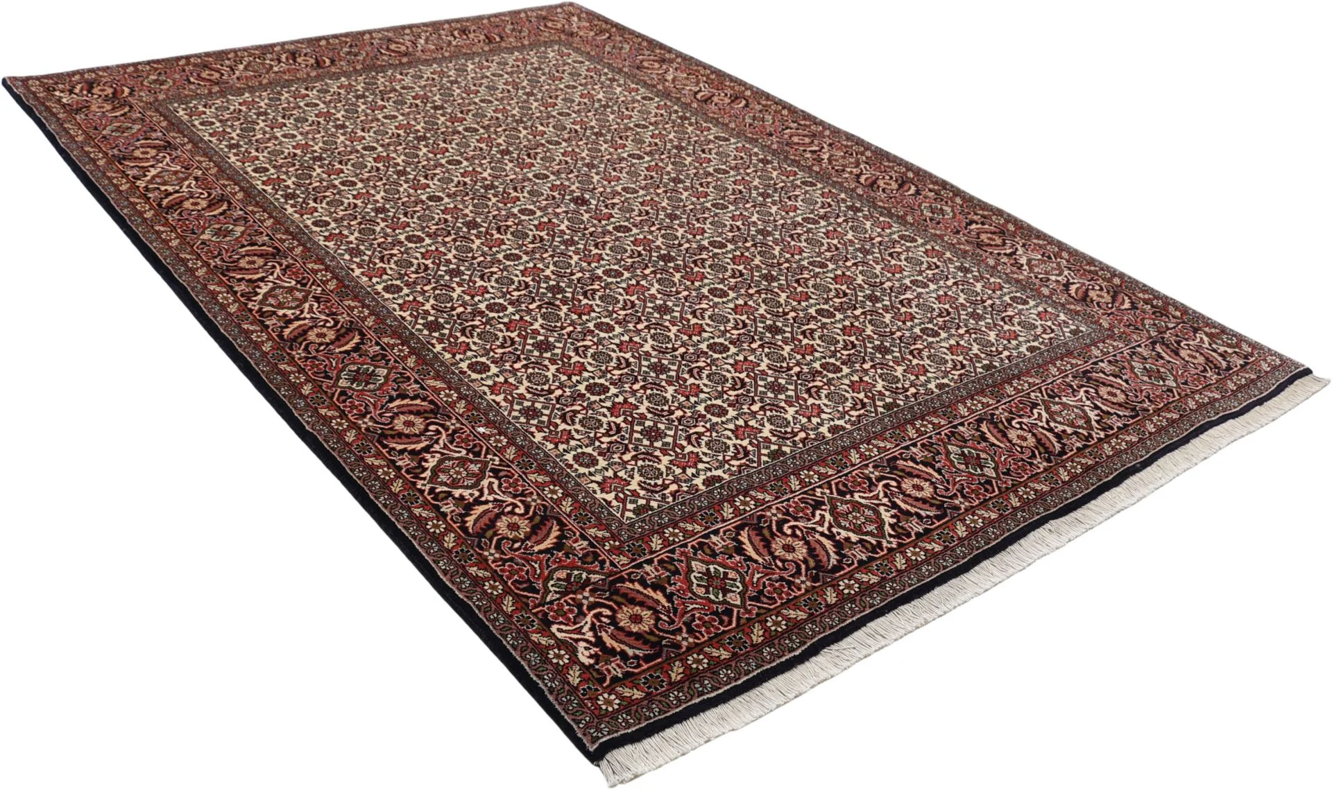 Bijar Persian Rug — hand-knotted, 167 × 243 cm, Wool