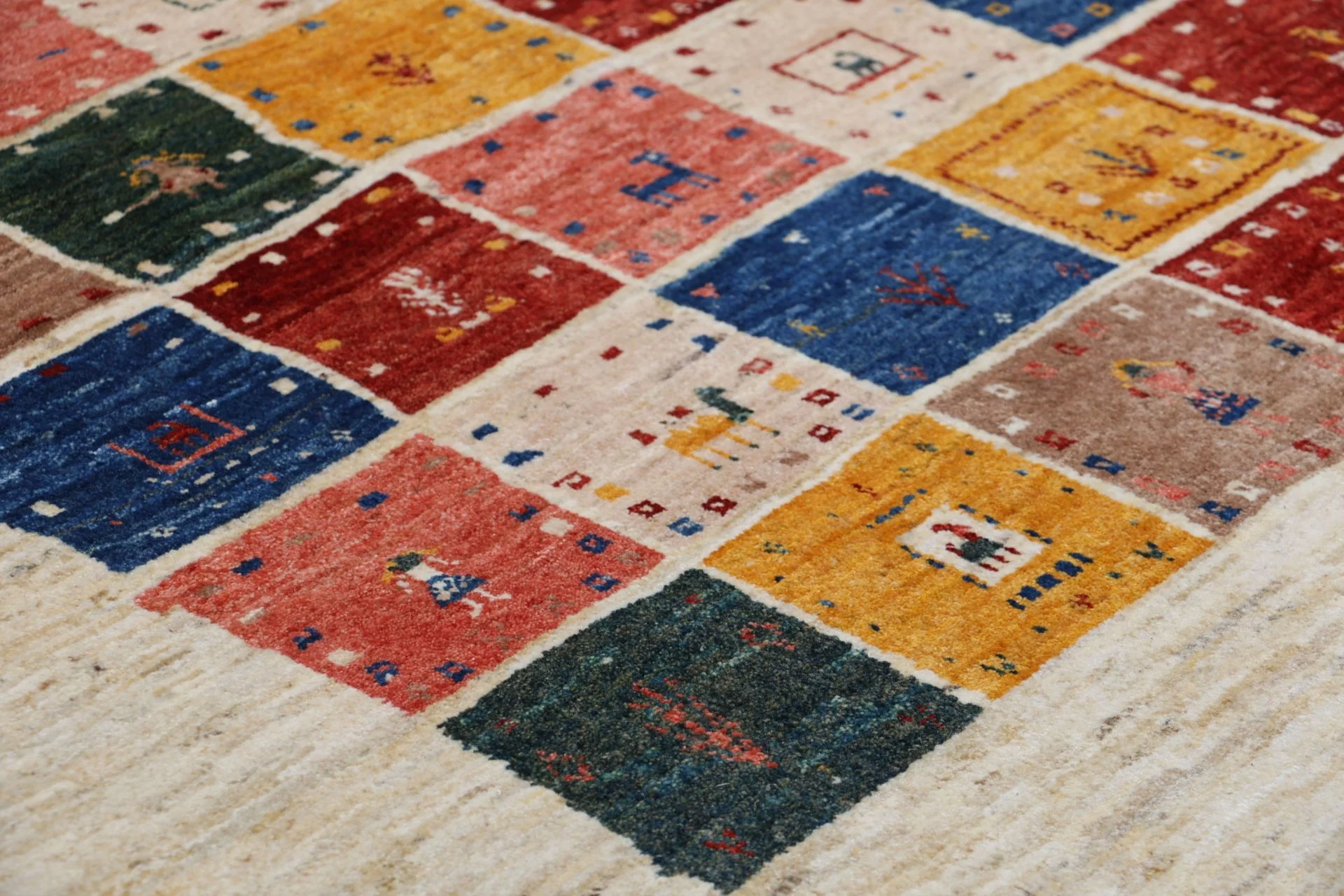 perserteppich-rizbaft-200-x-285-cm-schurwolle-handgeknupft-neu-4 Loribaft Persian Rug 200 × 285 cm, Wool, hand-knotted