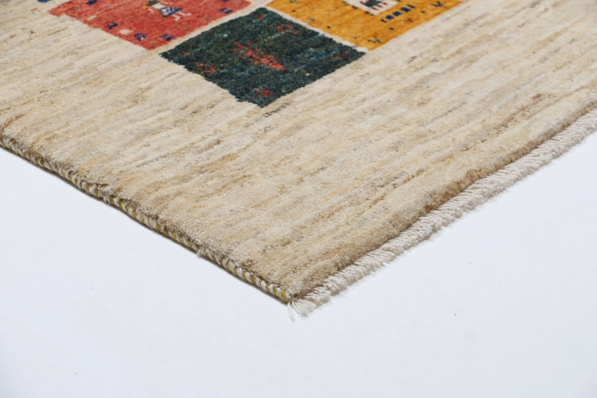 perserteppich-rizbaft-200-x-285-cm-schurwolle-handgeknupft-neu-5 Loribaft Persian Rug 200 × 285 cm, Wool, hand-knotted