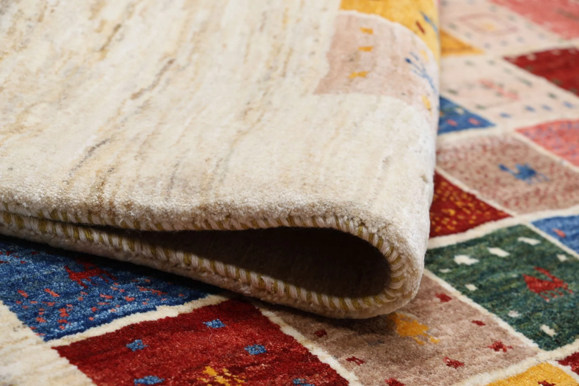 perserteppich-rizbaft-200-x-285-cm-schurwolle-handgeknupft-neu-7 Loribaft Persian Rug 200 × 285 cm, Wool, hand-knotted