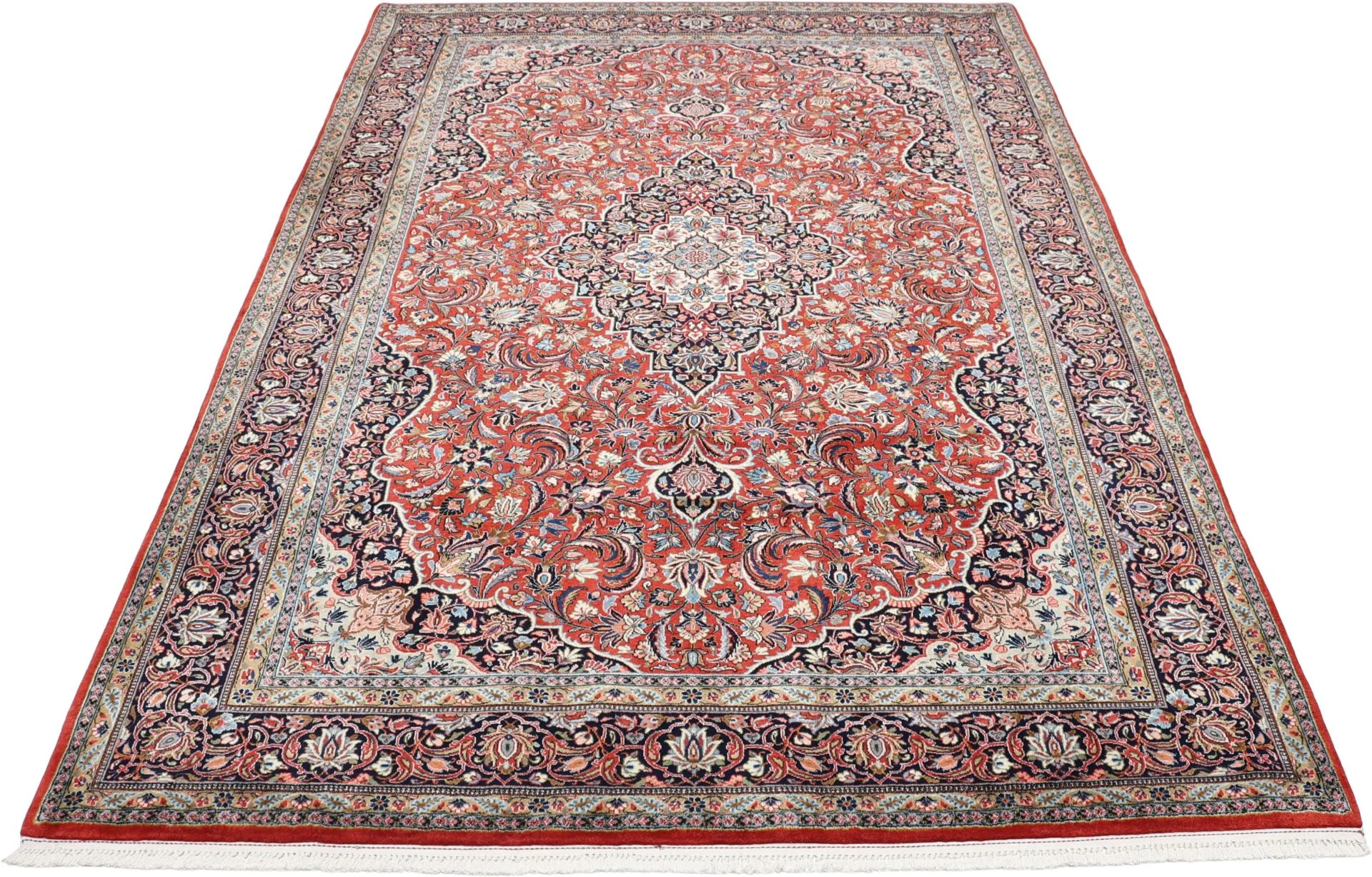 Sarouk Persian Rug — hand-knotted, 202 × 286 cm, Wool