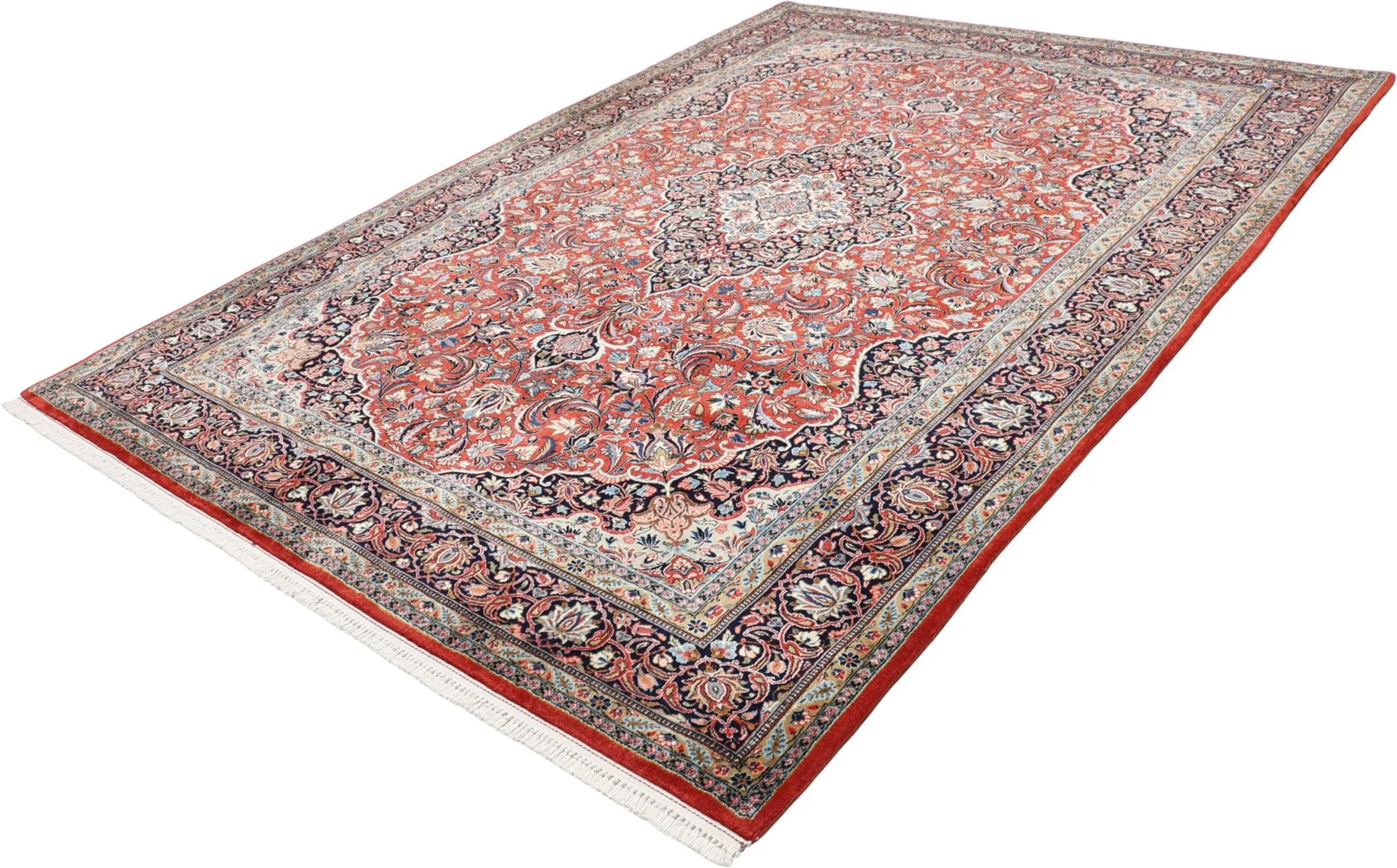 Sarouk Persian Rug — hand-knotted, 202 × 286 cm, Wool