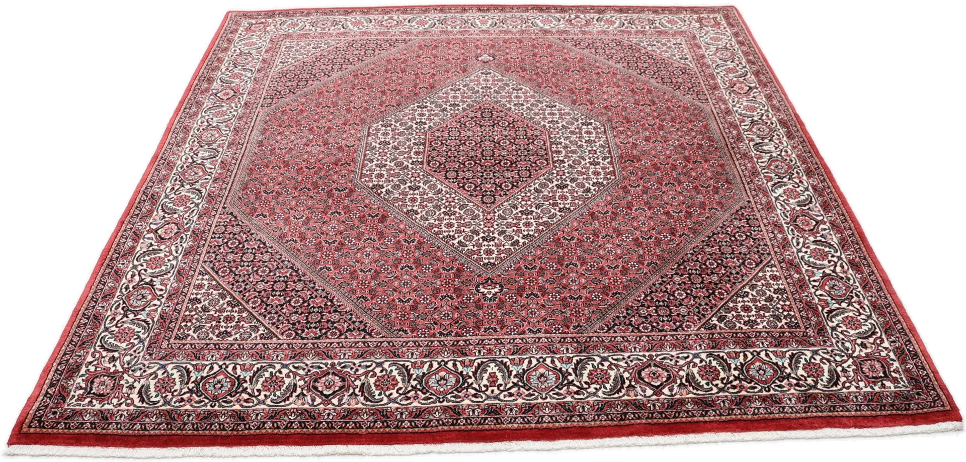 Bijar Persian Rug 210 × 210 cm, Wool, hand-knotted