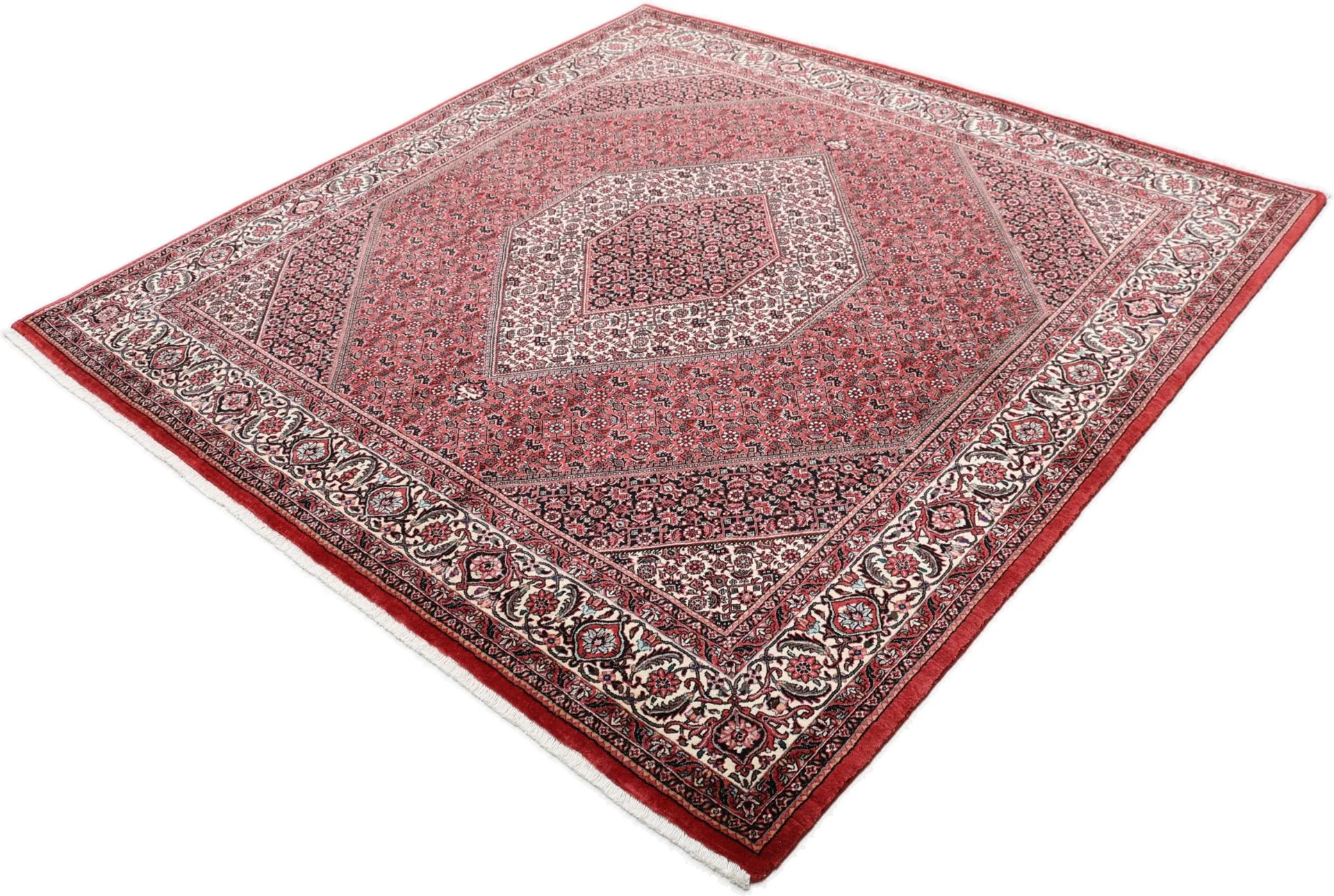 Bijar Persian Rug 210 × 210 cm, Wool, hand-knotted
