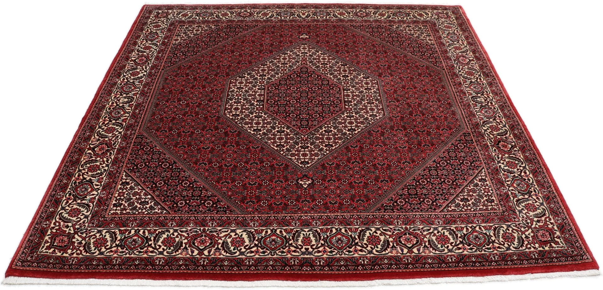 Bijar Persian Rug 210 × 210 cm, Wool, hand-knotted