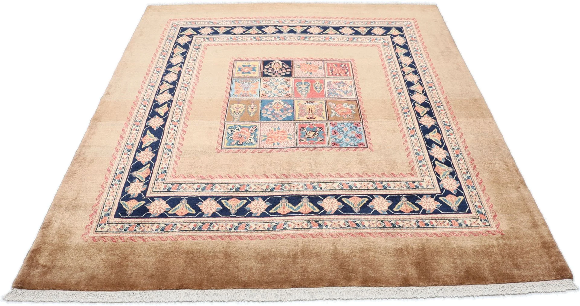 perserteppich-sarough-198-x-209-cm-schurwolle-handgeknupft-neu-7 Sarouk Persian Rug 198 × 209 cm, Wool, hand-knotted
