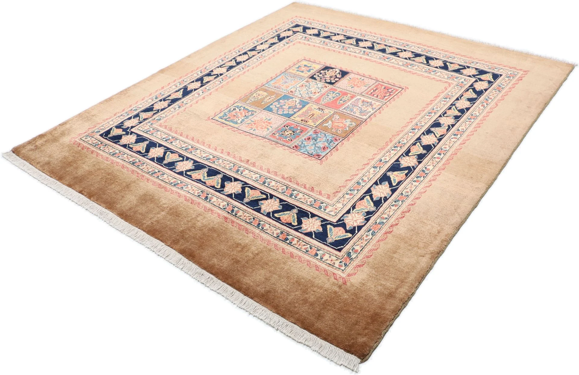 perserteppich-sarough-198-x-209-cm-schurwolle-handgeknupft-neu-9 Sarouk Persian Rug 198 × 209 cm, Wool, hand-knotted