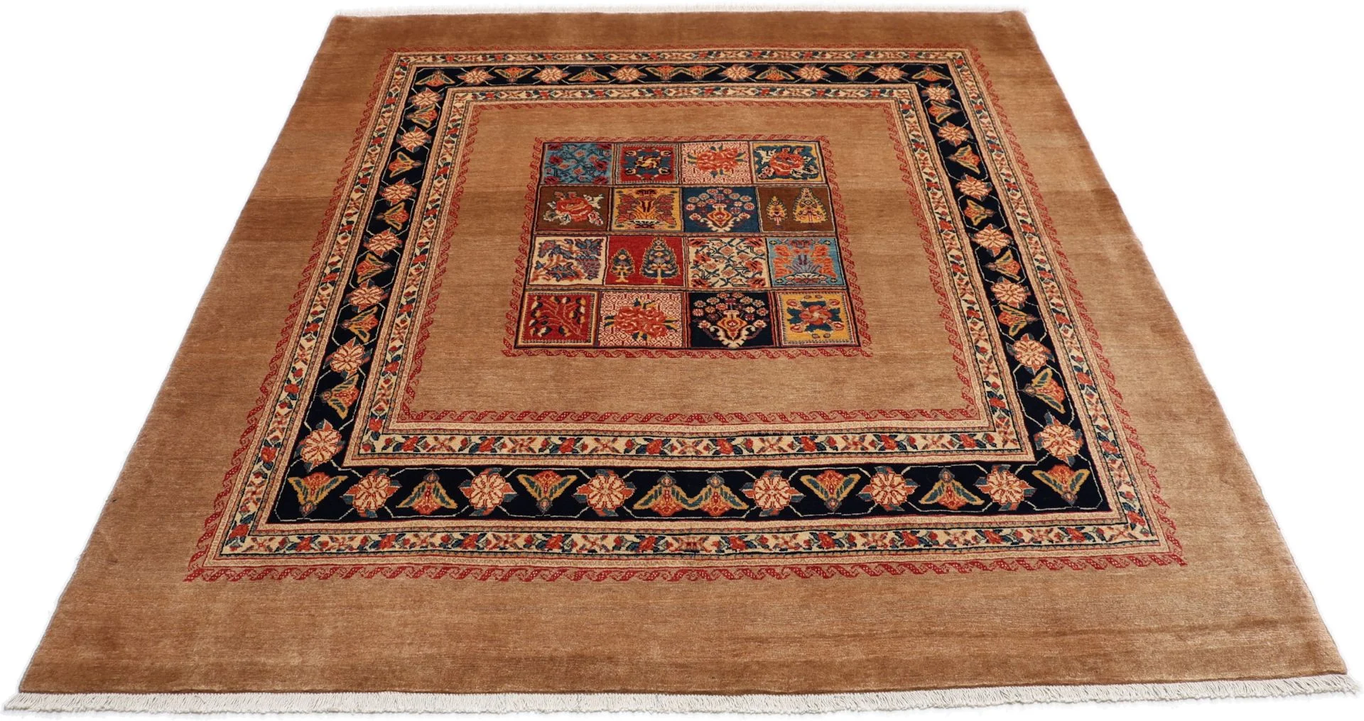perserteppich-sarough-198-x-209-cm-schurwolle-handgeknupft-neu-17 Sarouk Persian Rug 198 × 209 cm, Wool, hand-knotted