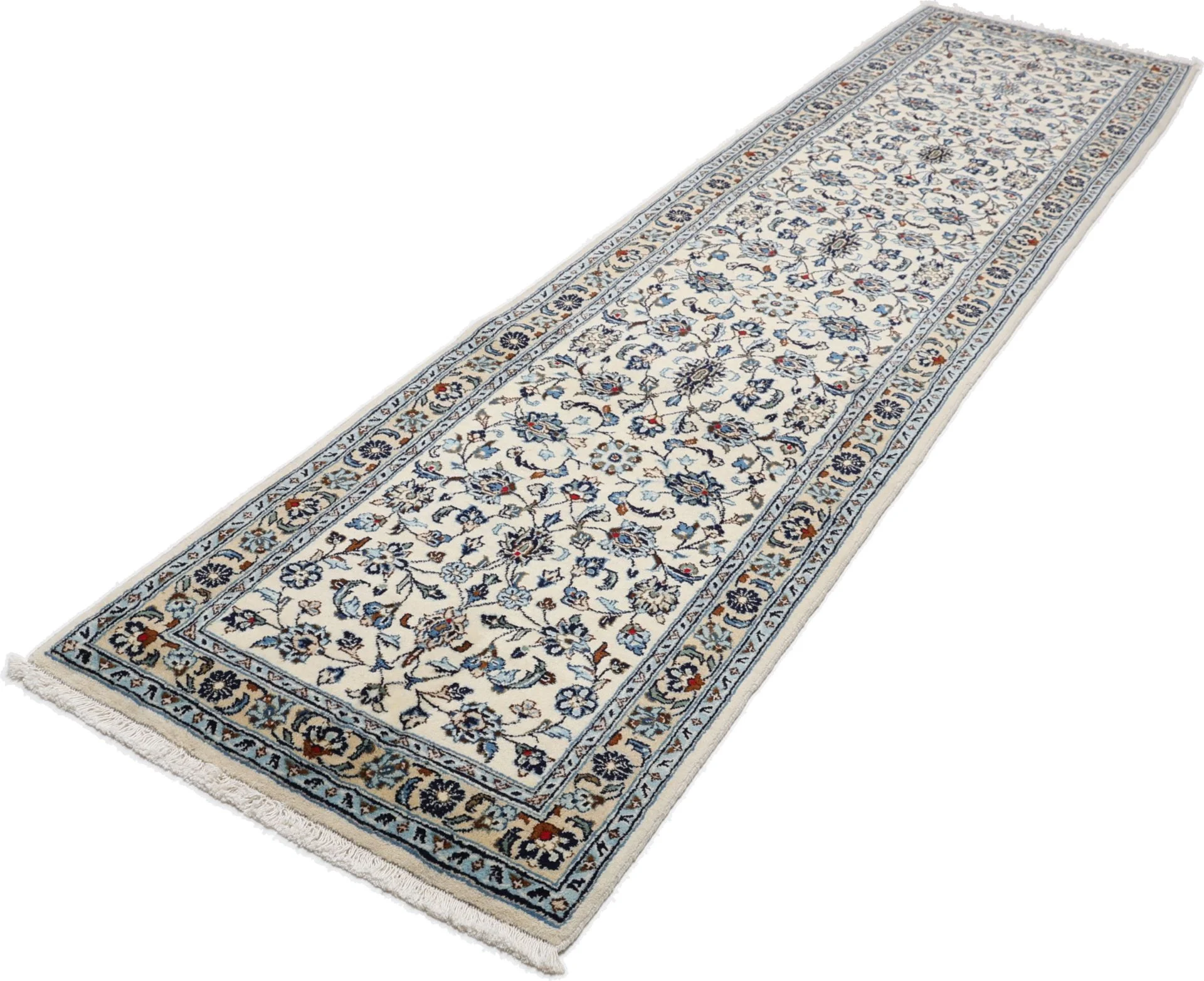Kashan Persian Rug — hand-knotted, 72 × 294 cm, Wool