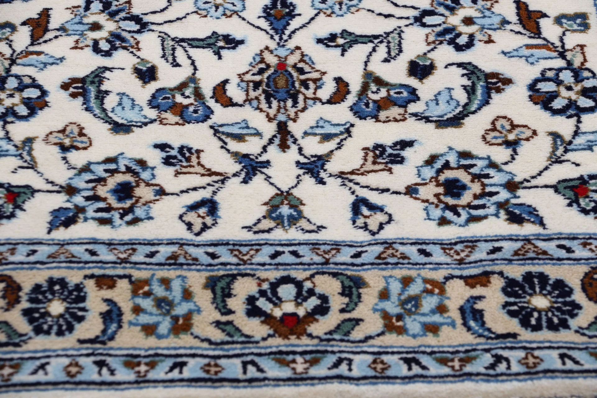 Kashan Persian Rug — hand-knotted, 72 × 294 cm, Wool