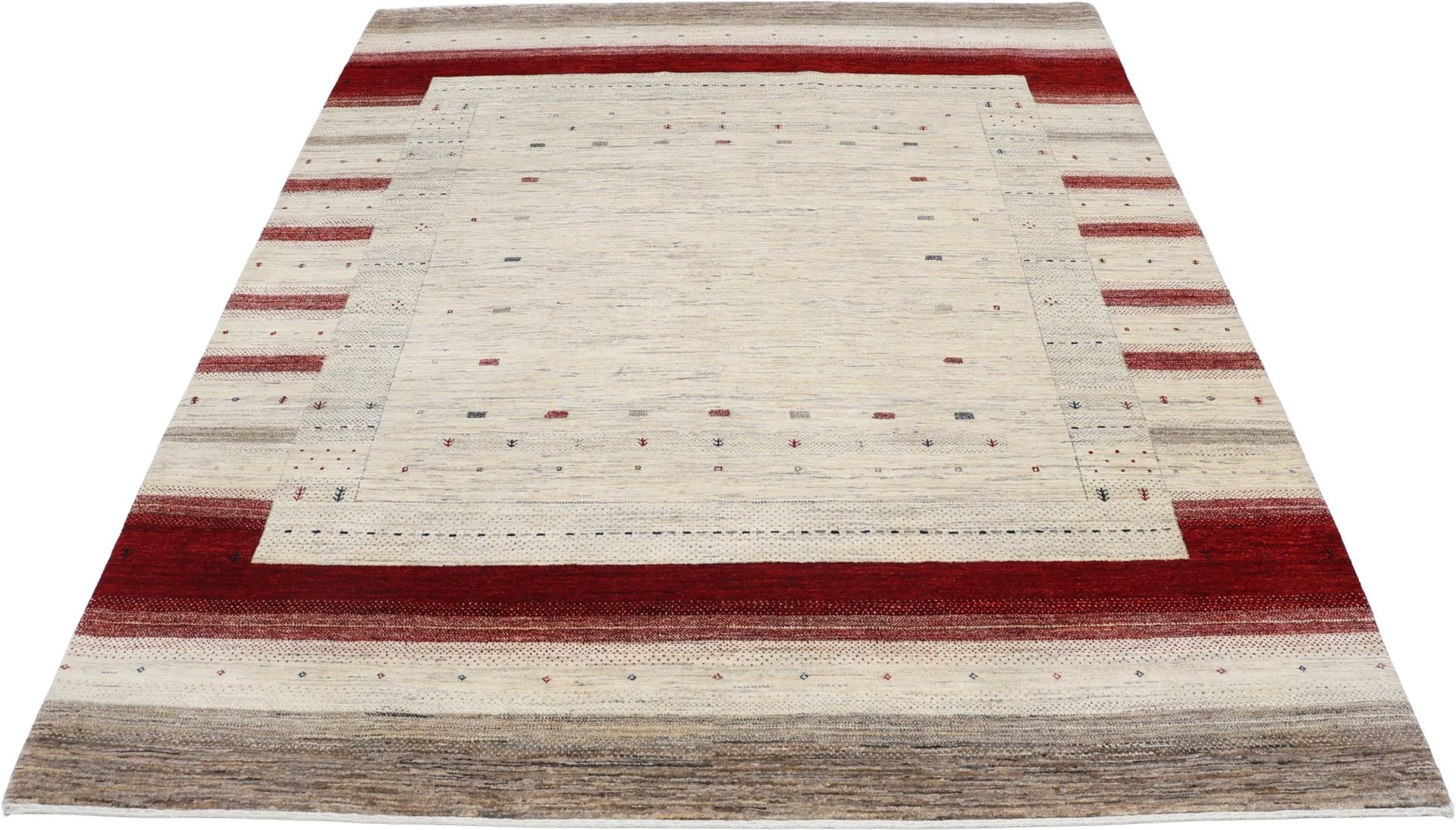 orientteppich-loribaft-209-x-260-cm-schurwolle-handgeknupft-6 Loribaft Indian Rug 209 × 260 cm, Wool, hand-knotted