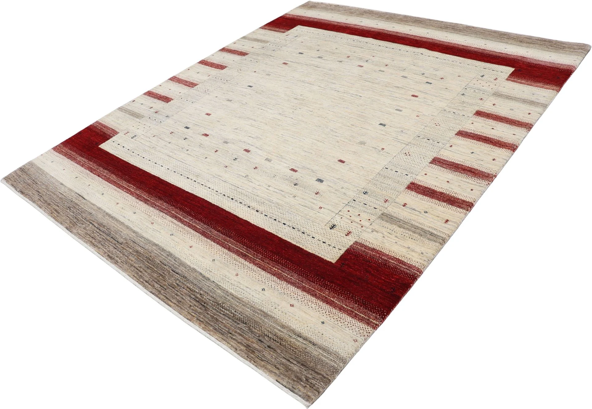 orientteppich-loribaft-209-x-260-cm-schurwolle-handgeknupft-9 Loribaft Indian Rug 209 × 260 cm, Wool, hand-knotted