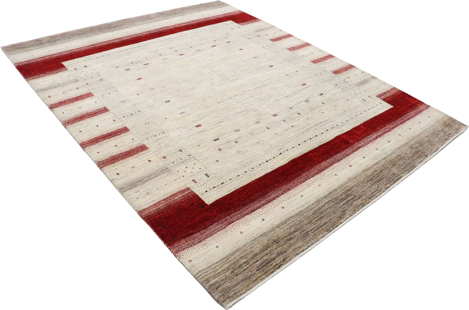 orientteppich-loribaft-209-x-260-cm-schurwolle-handgeknupft-13 Loribaft Indian Rug 209 × 260 cm, Wool, hand-knotted