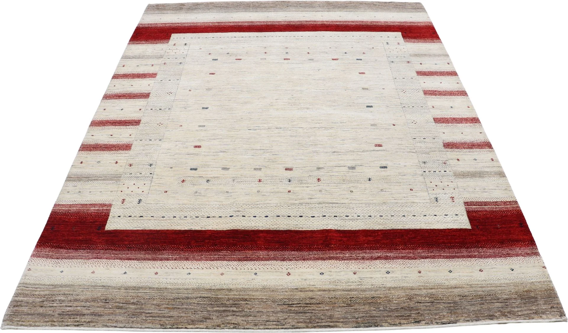 orientteppich-loribaft-209-x-260-cm-schurwolle-handgeknupft-21 Loribaft Indian Rug 209 × 260 cm, Wool, hand-knotted