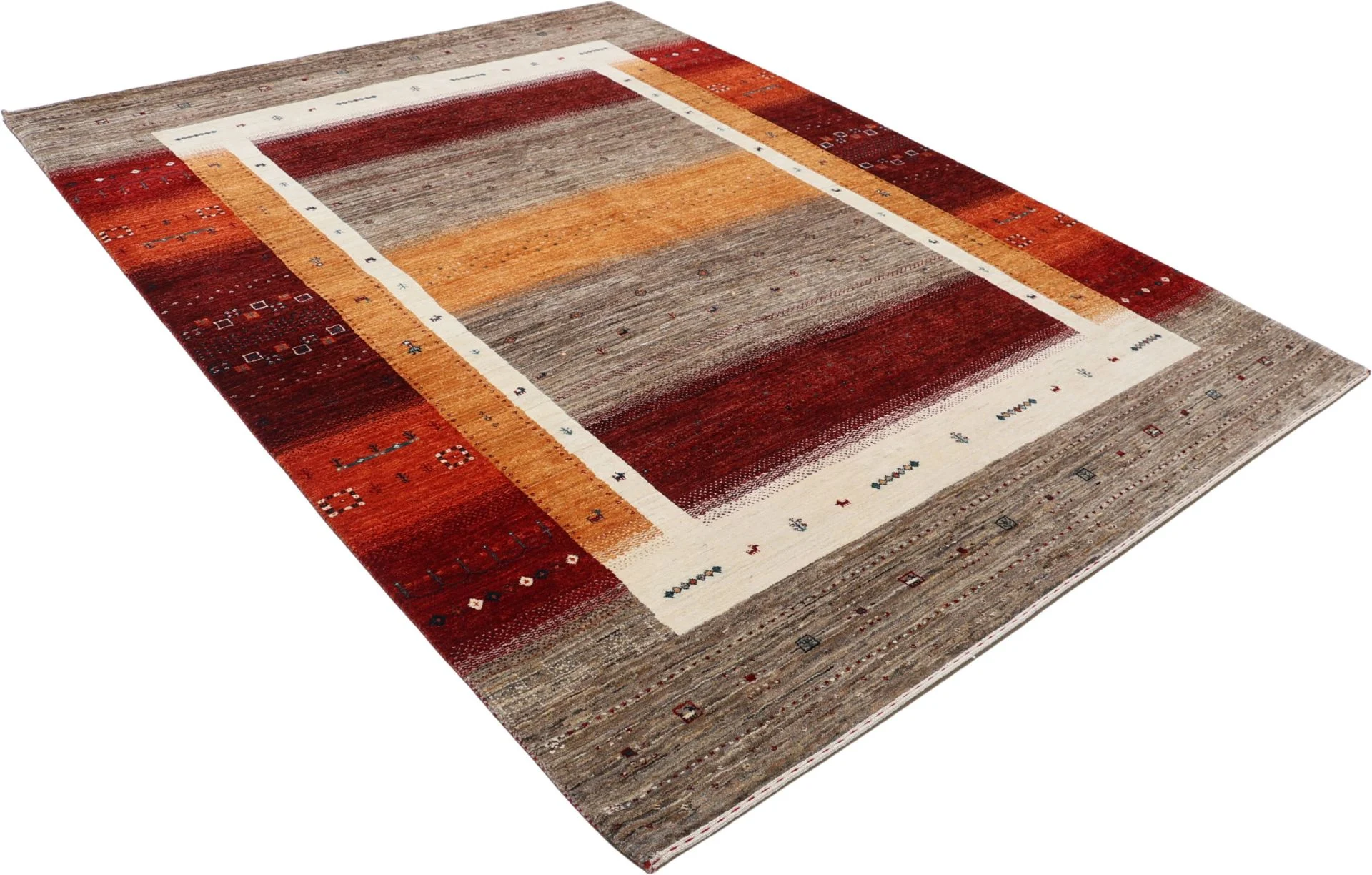 orientteppich-loribaft-182-x-248-cm-schurwolle-handgeknupft-22 Loribaft Indian Rug — hand-knotted, 182 × 248 cm, Wool