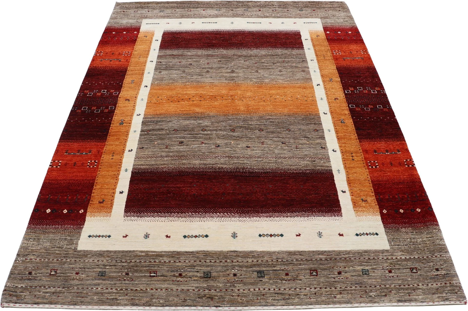 orientteppich-loribaft-182-x-248-cm-schurwolle-handgeknupft-33 Loribaft Indian Rug — hand-knotted, 182 × 248 cm, Wool