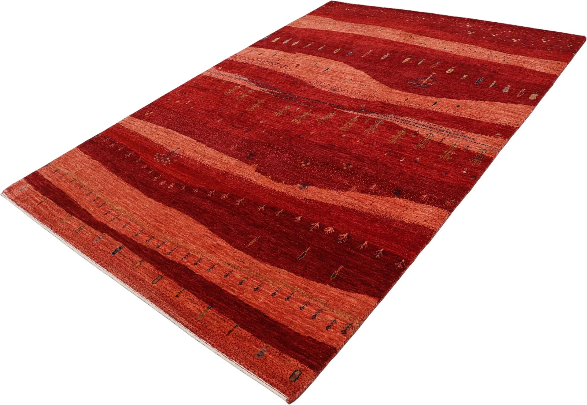 Loribaft Indian Rug — hand-knotted, 177 × 252 cm, Wool