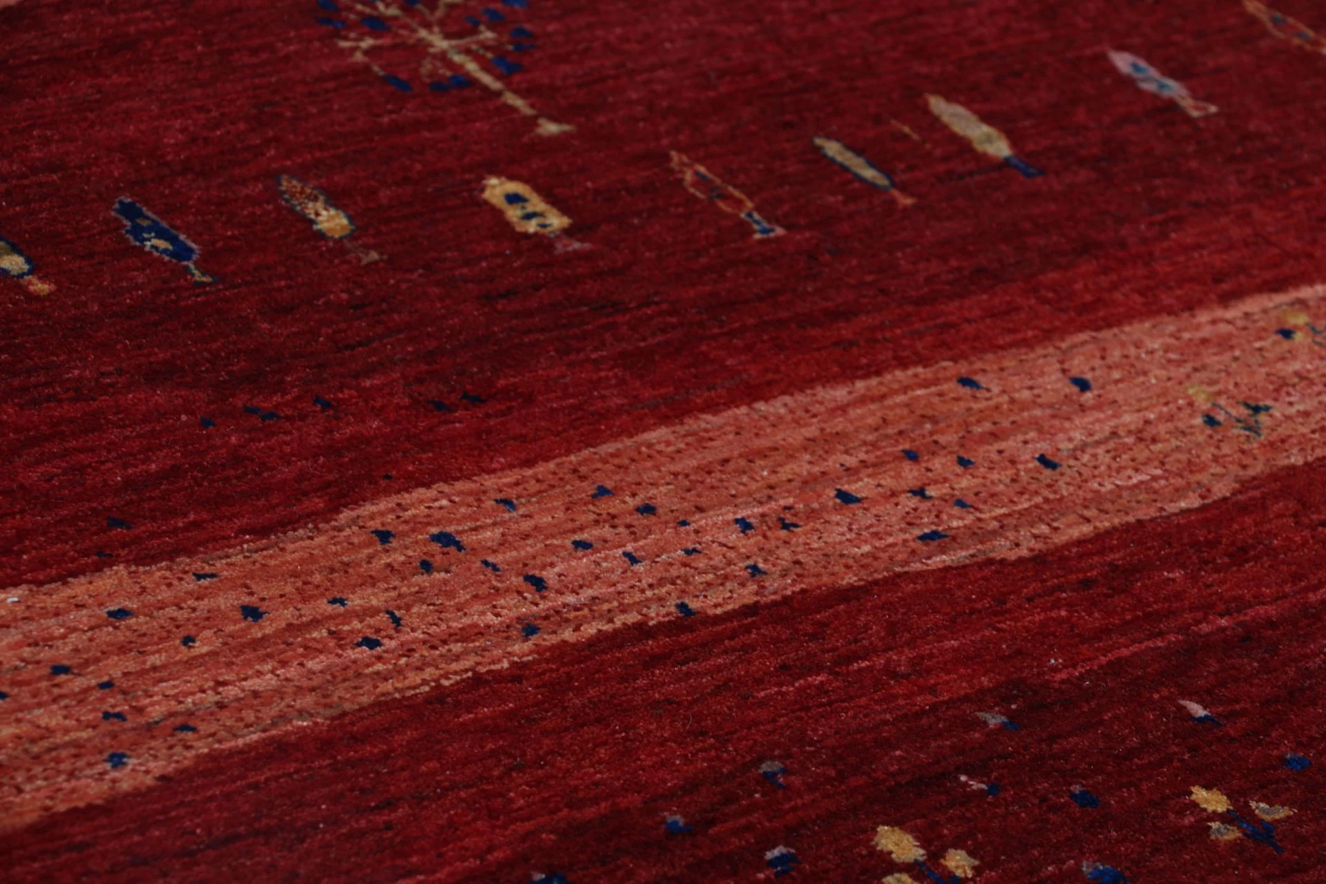 Loribaft Indian Rug — hand-knotted, 177 × 252 cm, Wool