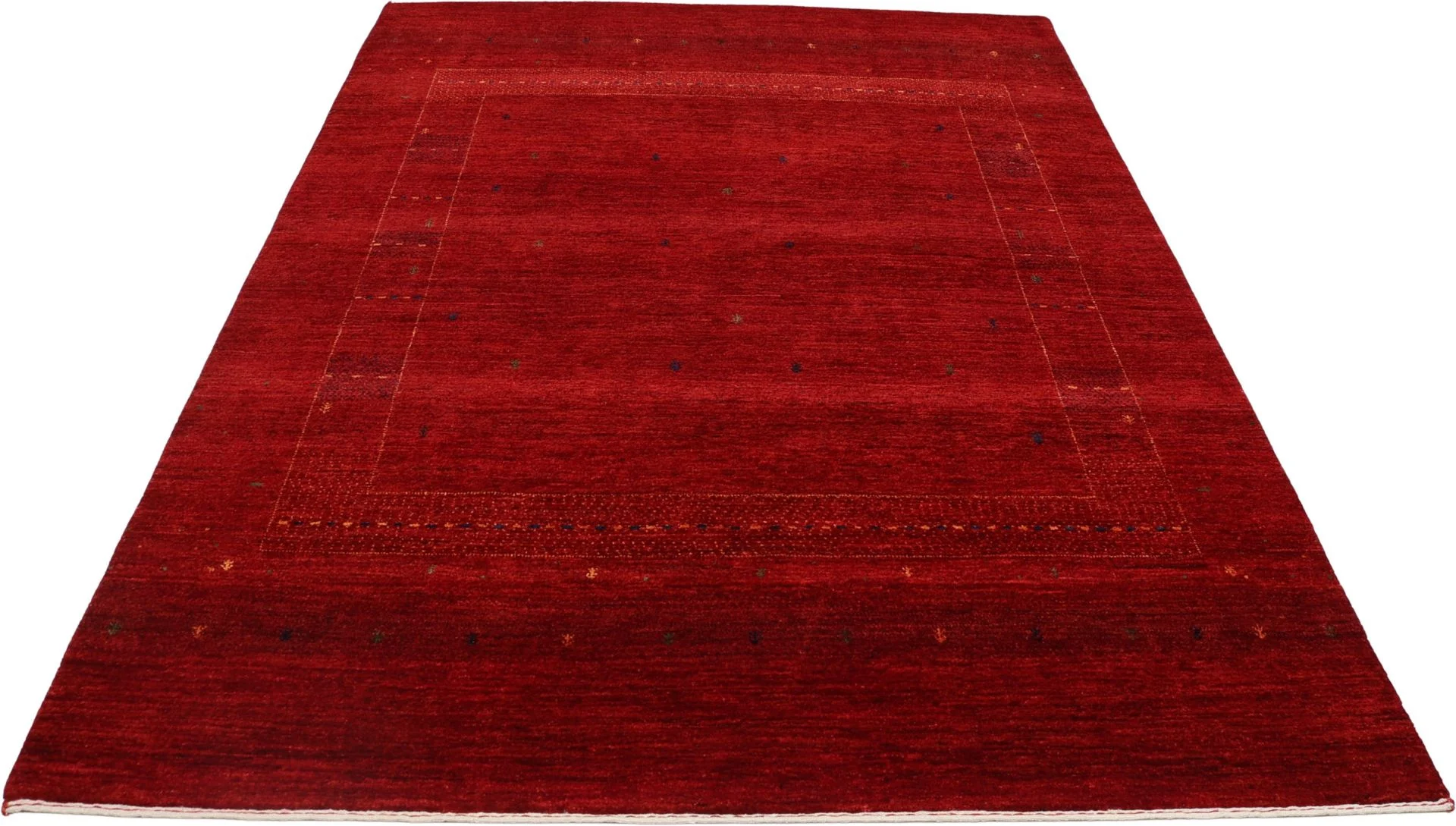 Loribaft Indian Rug — hand-knotted, 176 × 244 cm, Wool