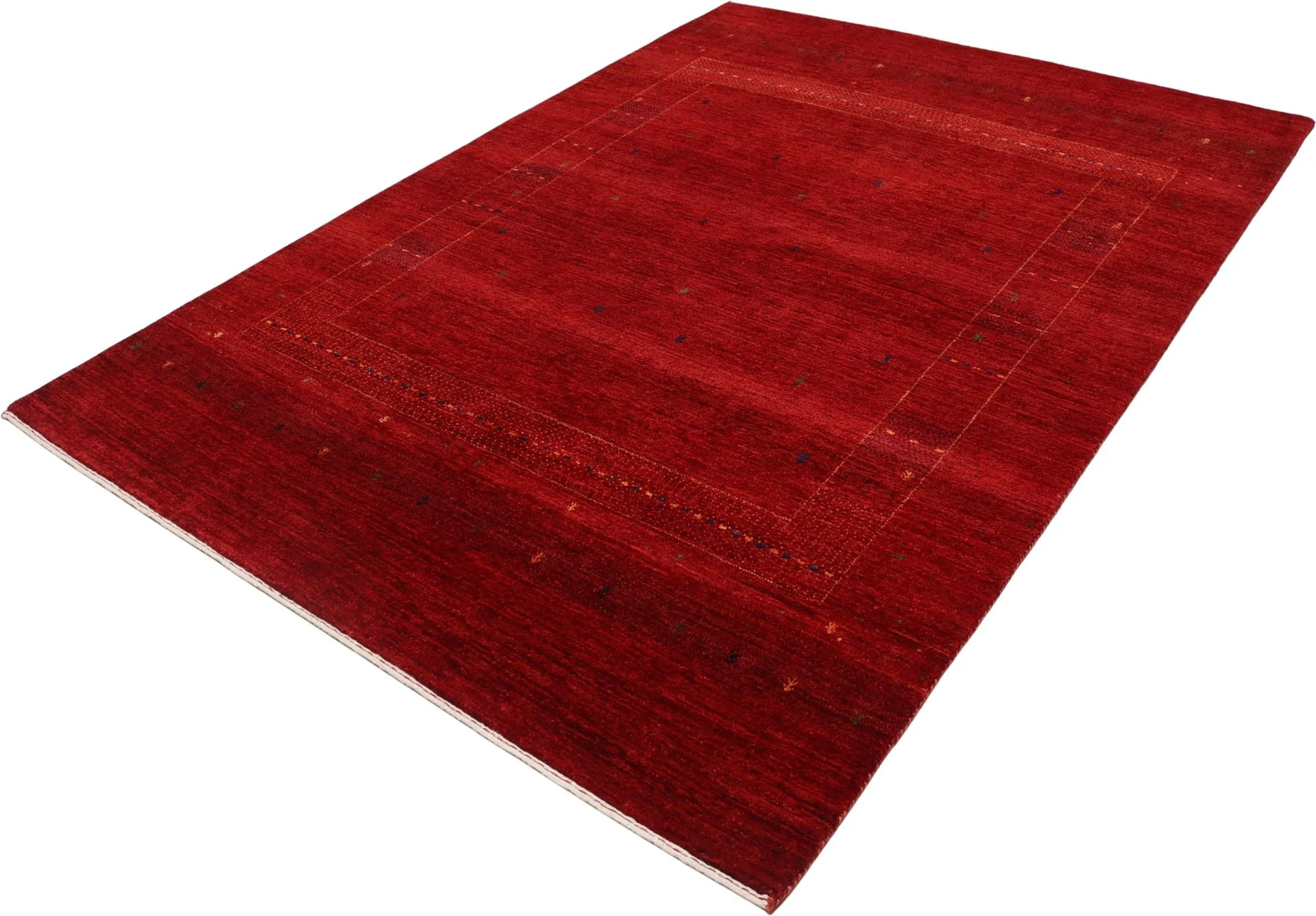 Loribaft Indian Rug — hand-knotted, 176 × 244 cm, Wool
