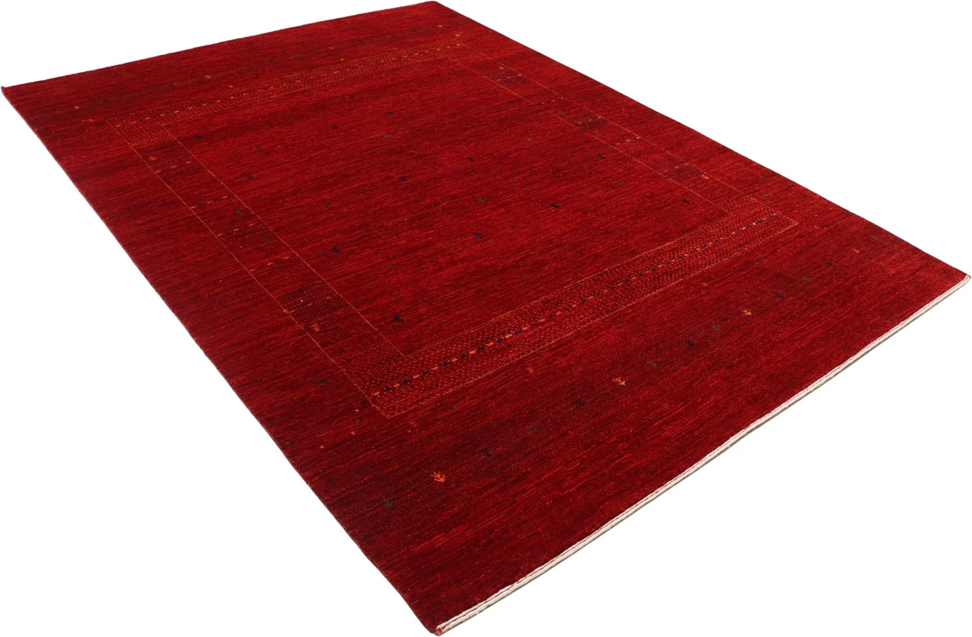 Loribaft Indian Rug — hand-knotted, 176 × 244 cm, Wool