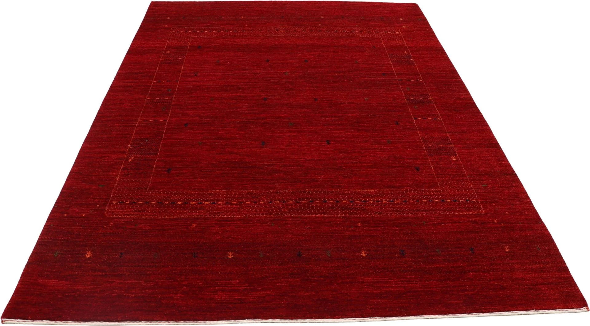 Loribaft Indian Rug — hand-knotted, 176 × 244 cm, Wool