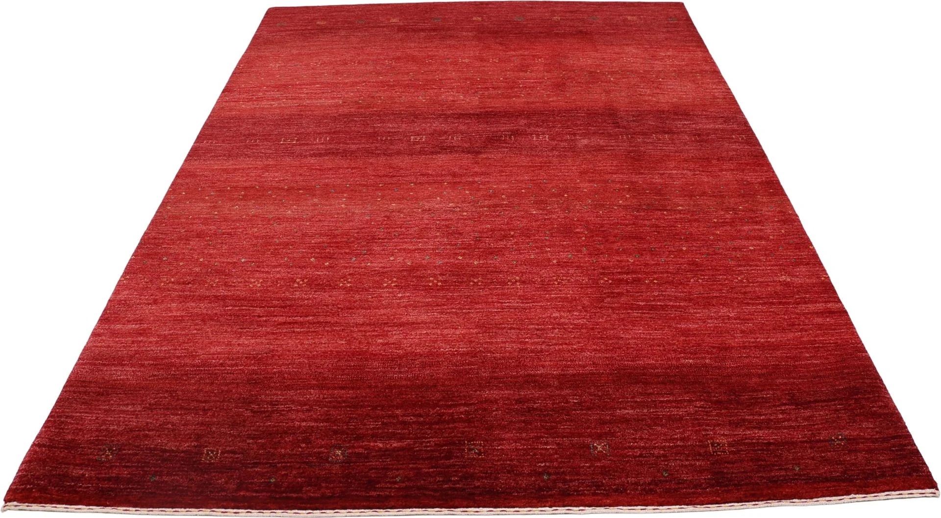 Hand-Knotted Wool Loribaft Indian Rug, 174 × 240 cm